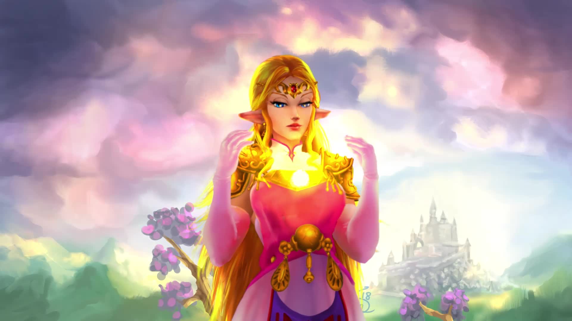 The Legend Of Zelda Game Princess Live Wallpaper