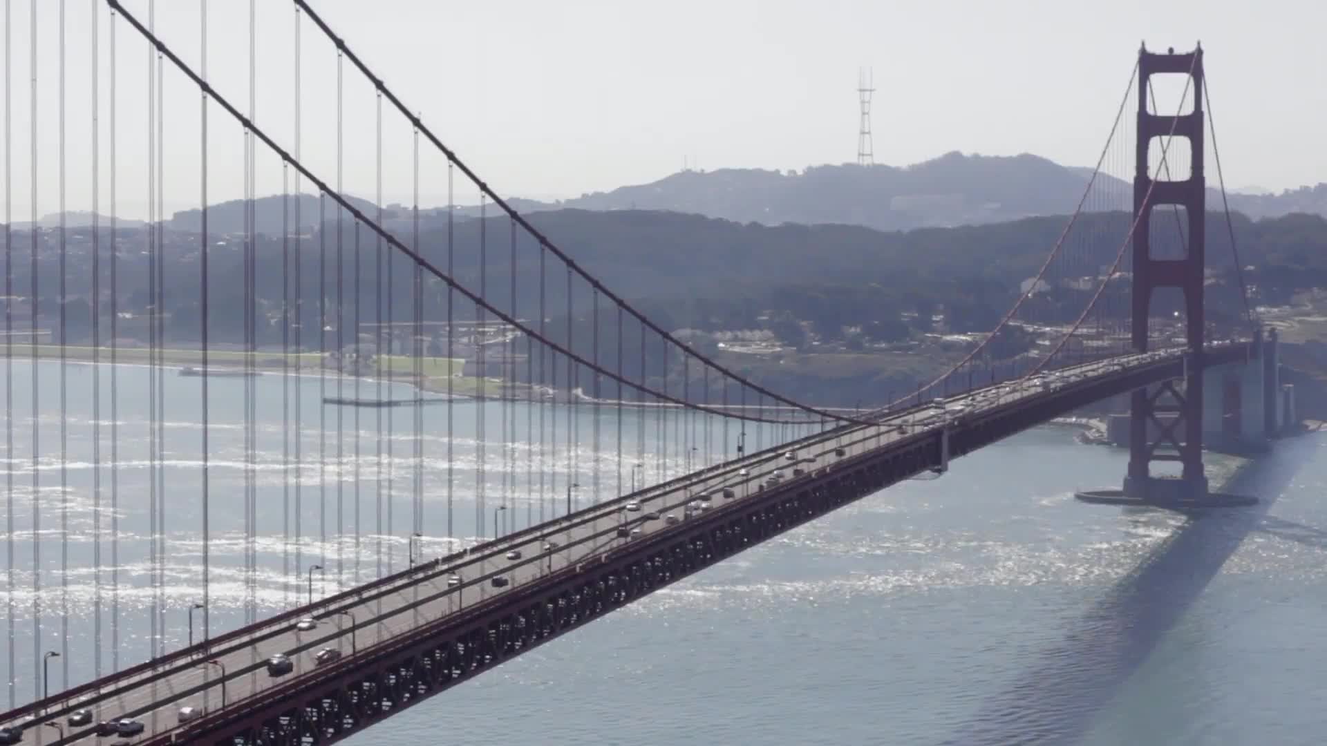 Golden Gate Bridge at San Francisco Live Wallpaper