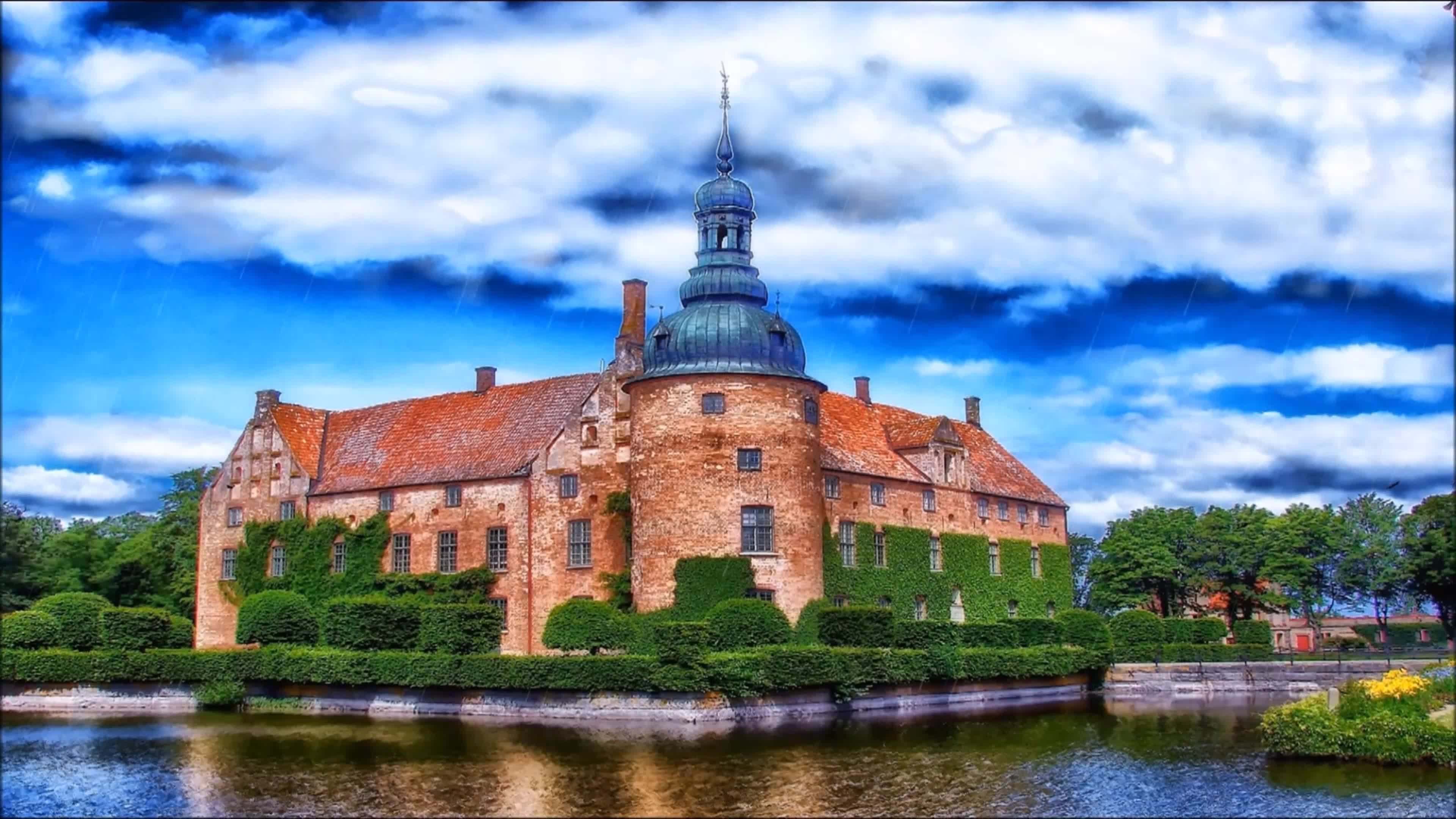 Vittskovle Castle Swedish 4K Desktop Live Background Live Wallpaper
