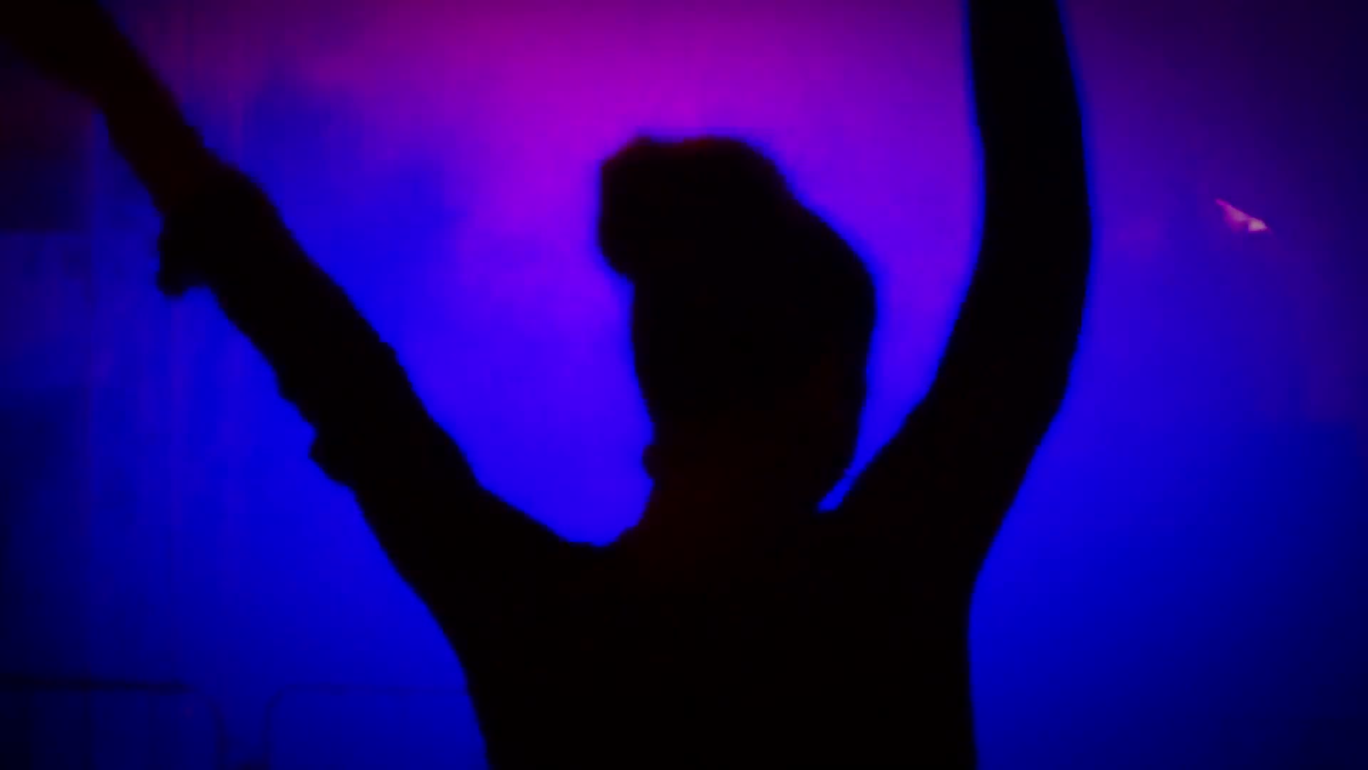 Dancing Silhouette Of A Girl Live Wallpaper
