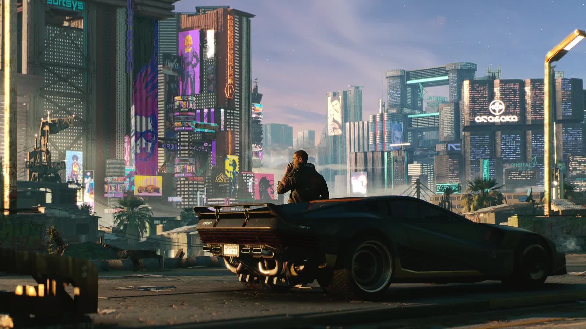Cyberpunk 2077 Automobile City Live Wallpaper