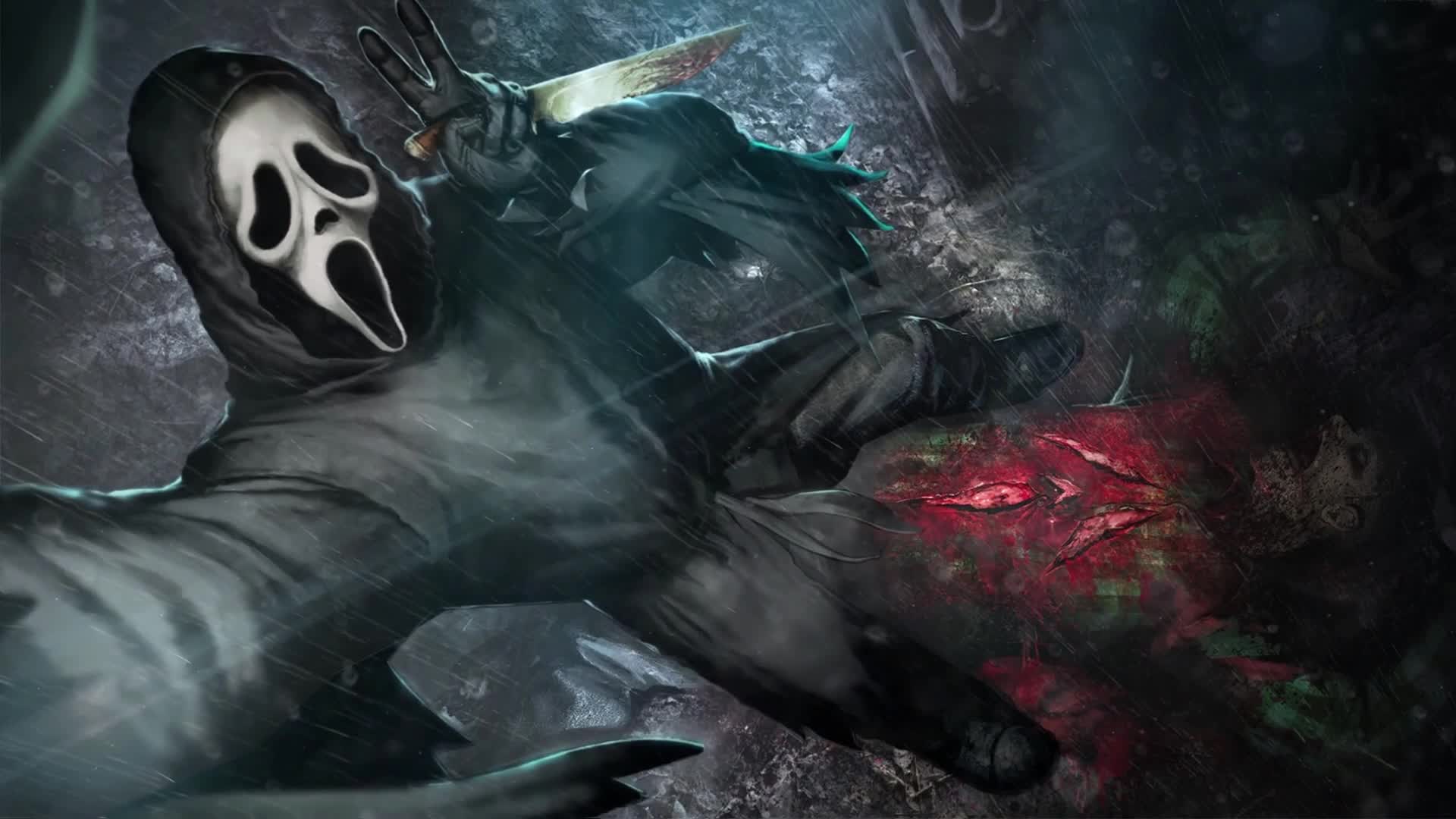 Scary Mask Halloween Horror Live Wallpaper