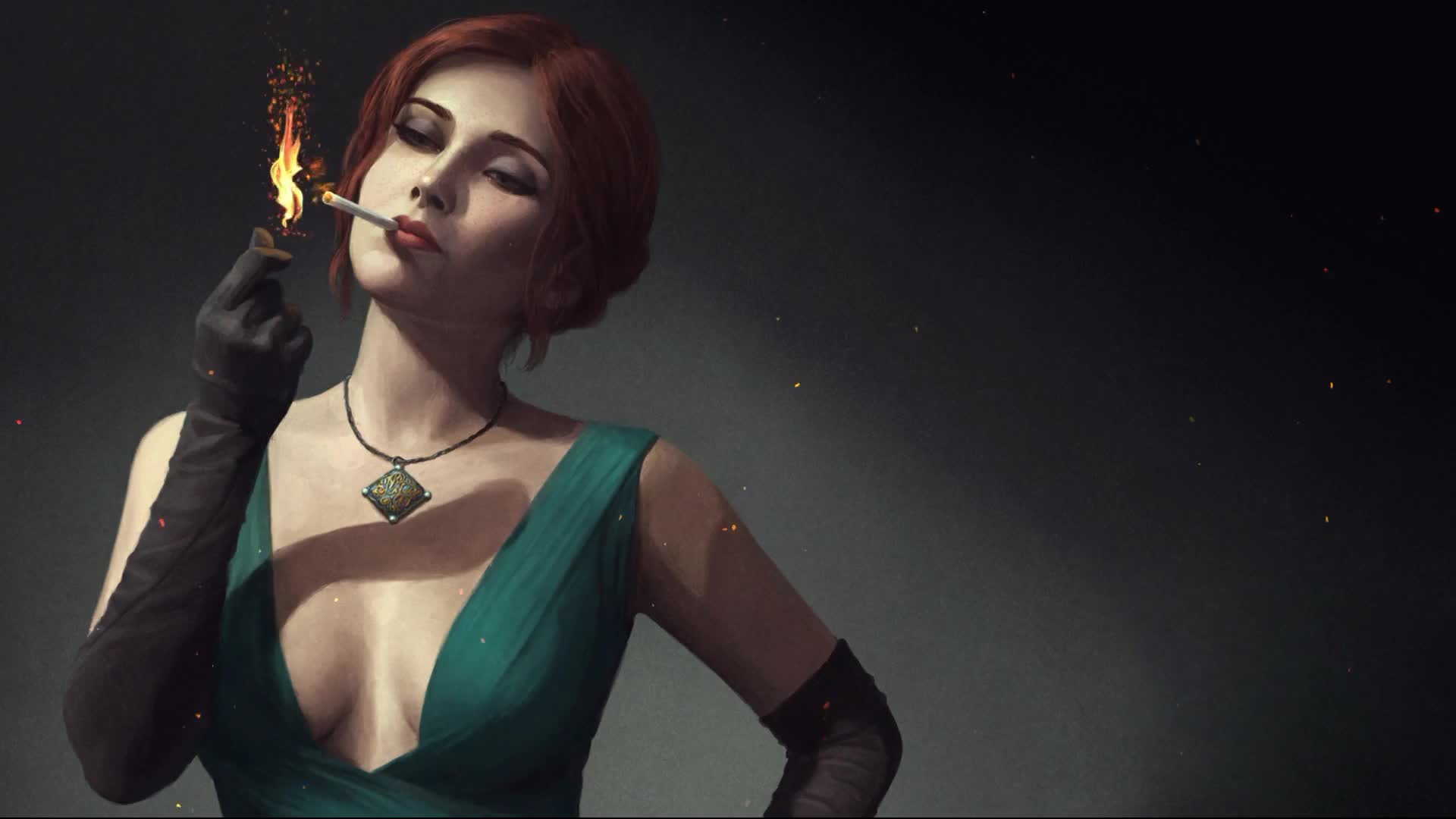 Witcher Game Triss Merigold Live Wallpaper