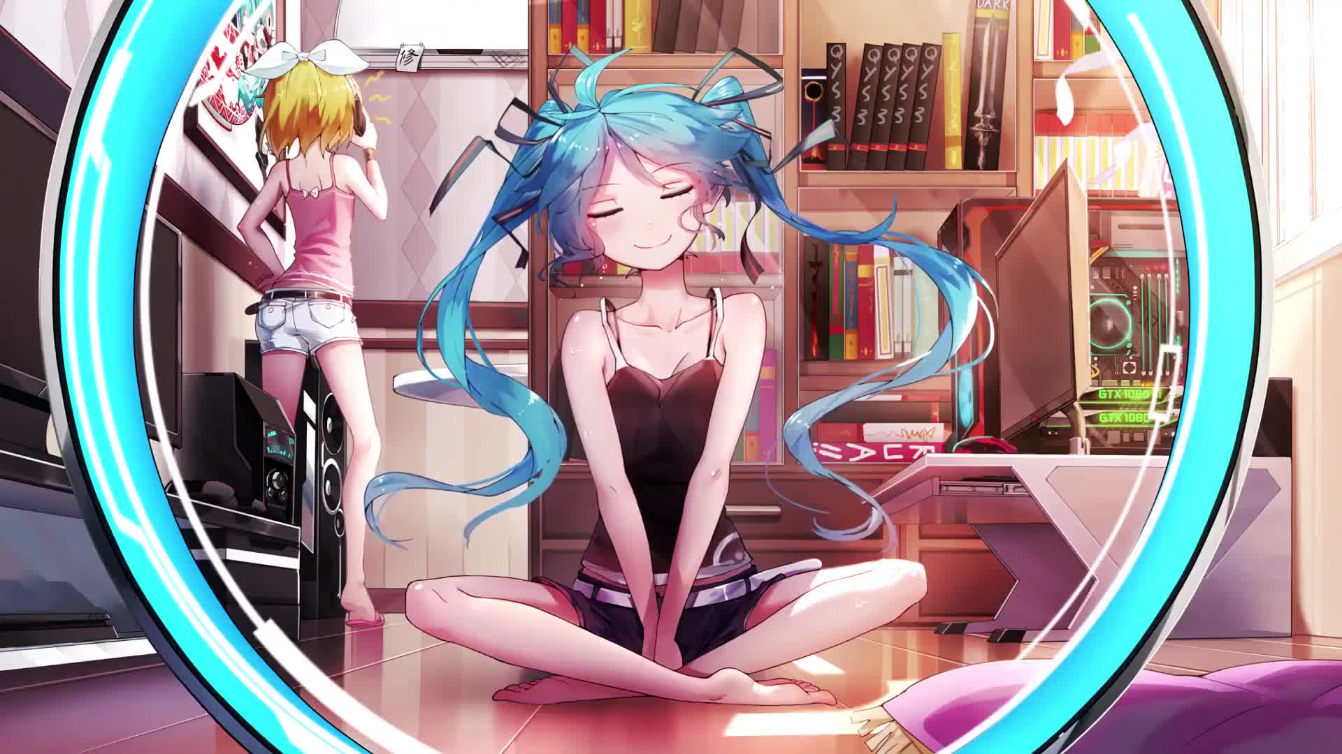 Miku Hatsune 初音ミク Vocaloid Live Wallpaper