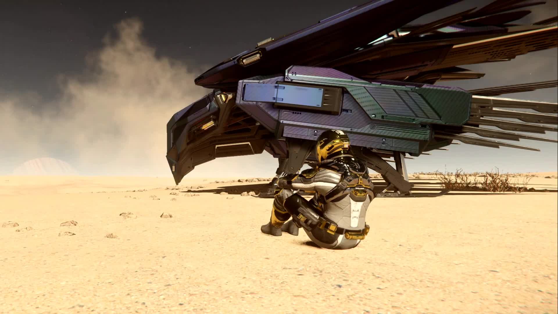 Combat Ship Talon Shrike, Star Citizen Game Live Wallpaper