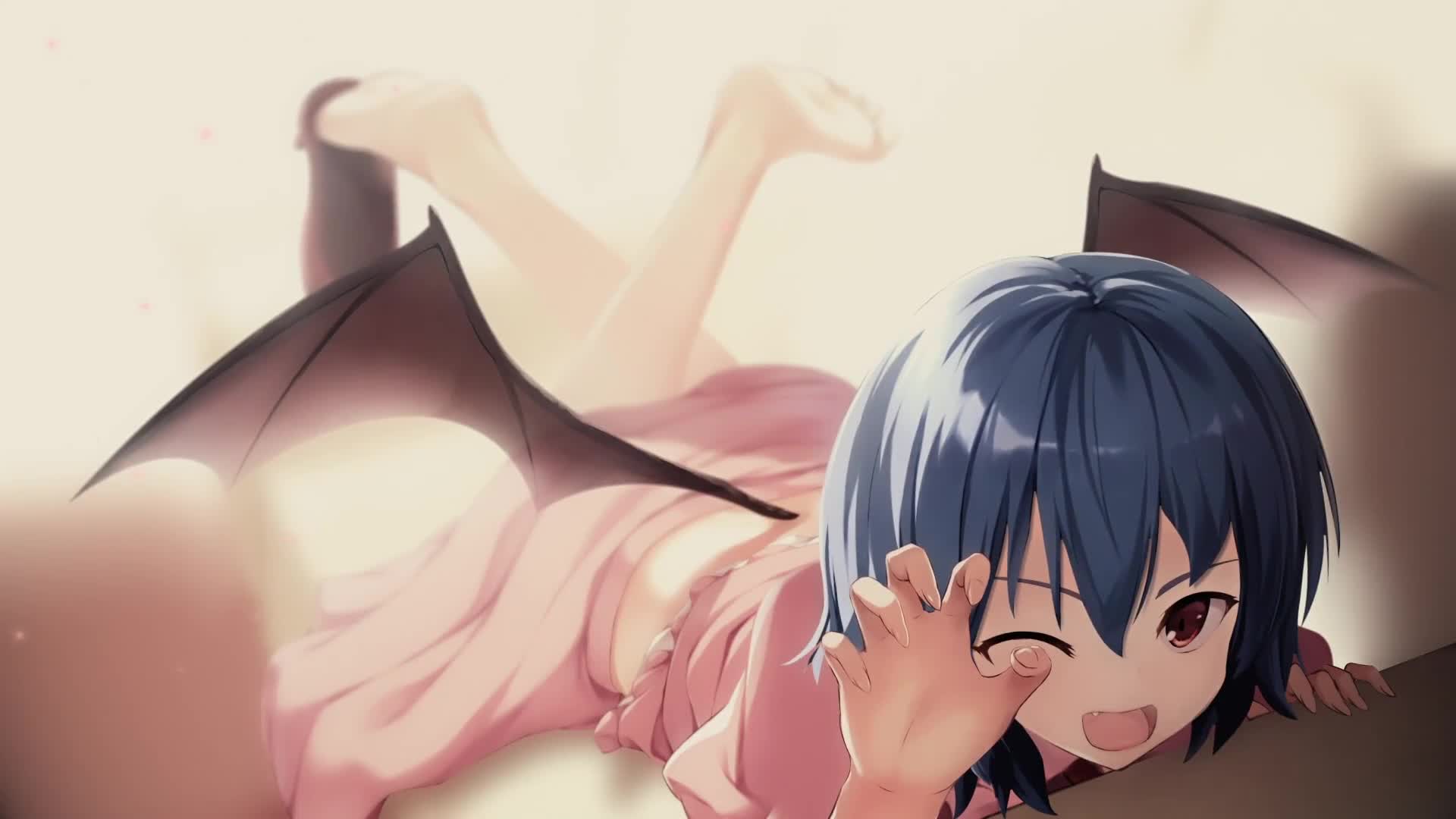 Remilia Scarlet Lying Down Touhou Project Live Wallpaper