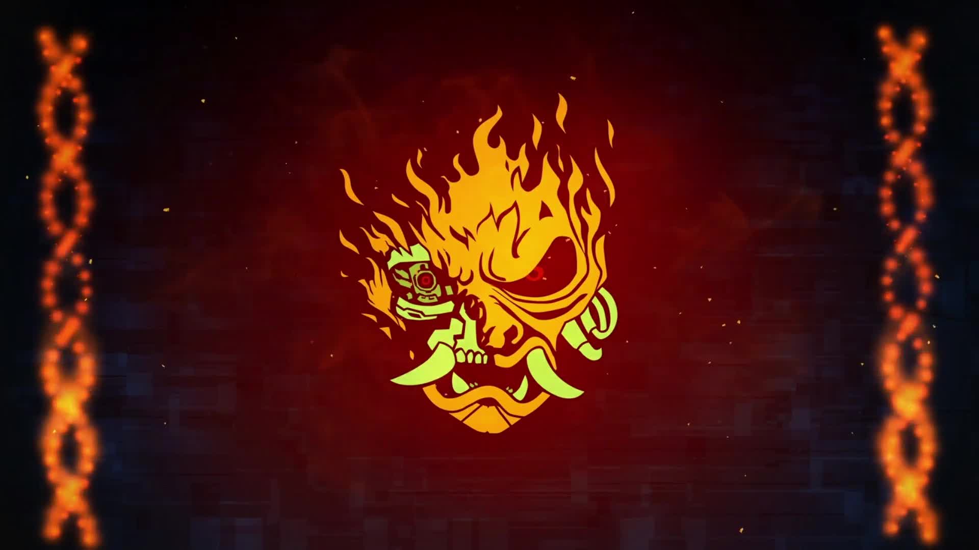 Samurai Mask Cyberpunk 2077 Live Wallpaper