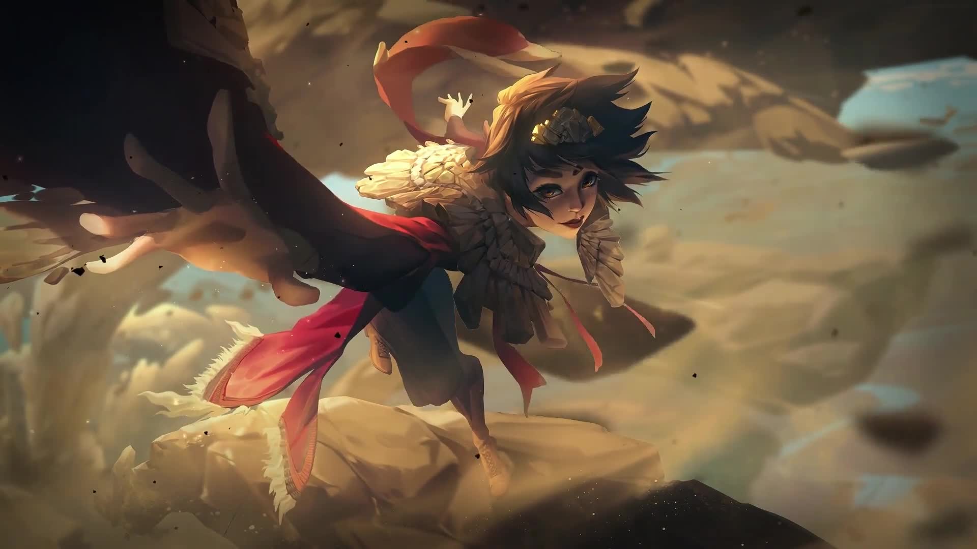 Taliyah, Nomadic Mage from Shurima, League Of Legends Live Wallpaper