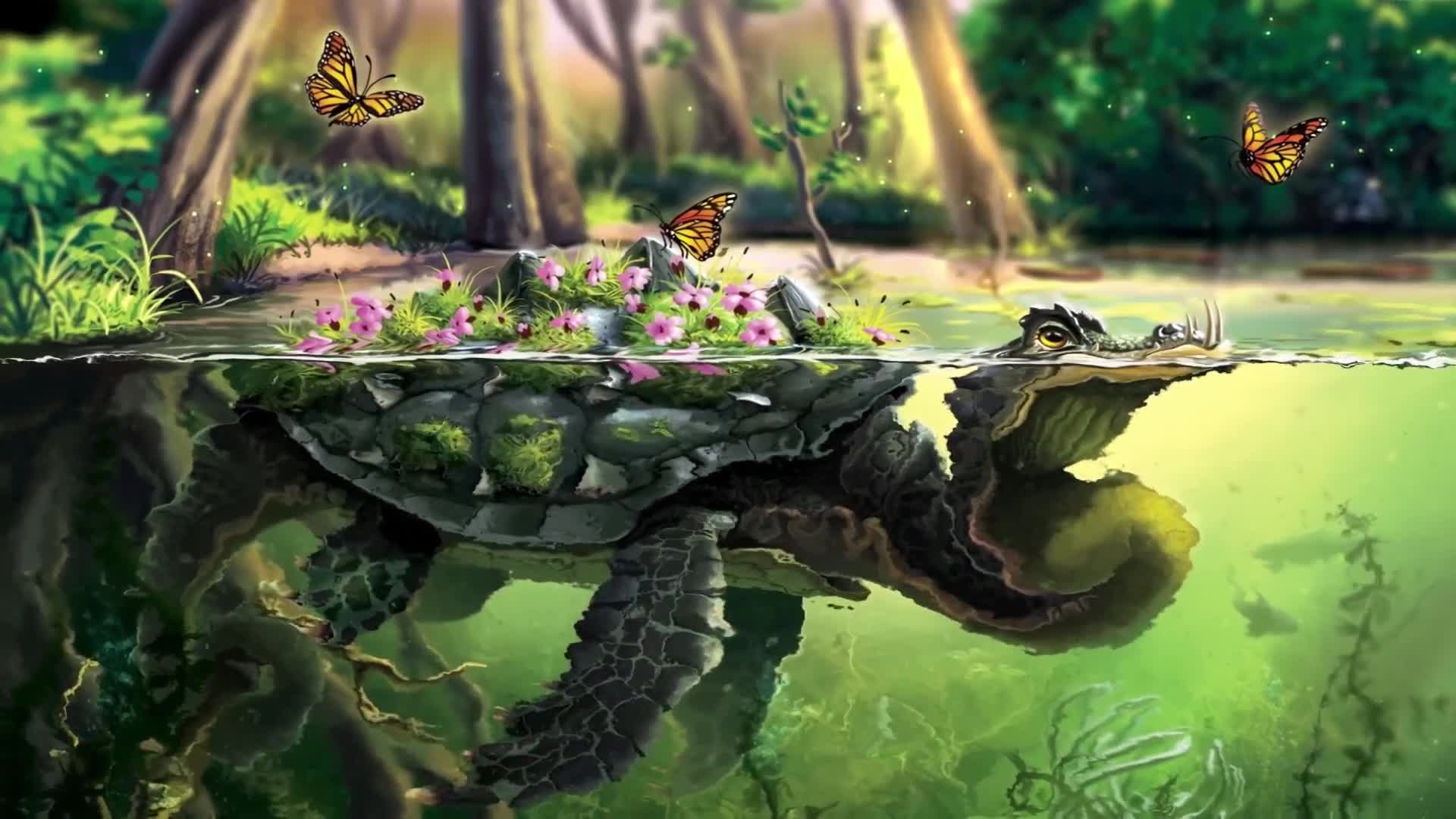 Reptile Fantasy Turtle Live Wallpaper