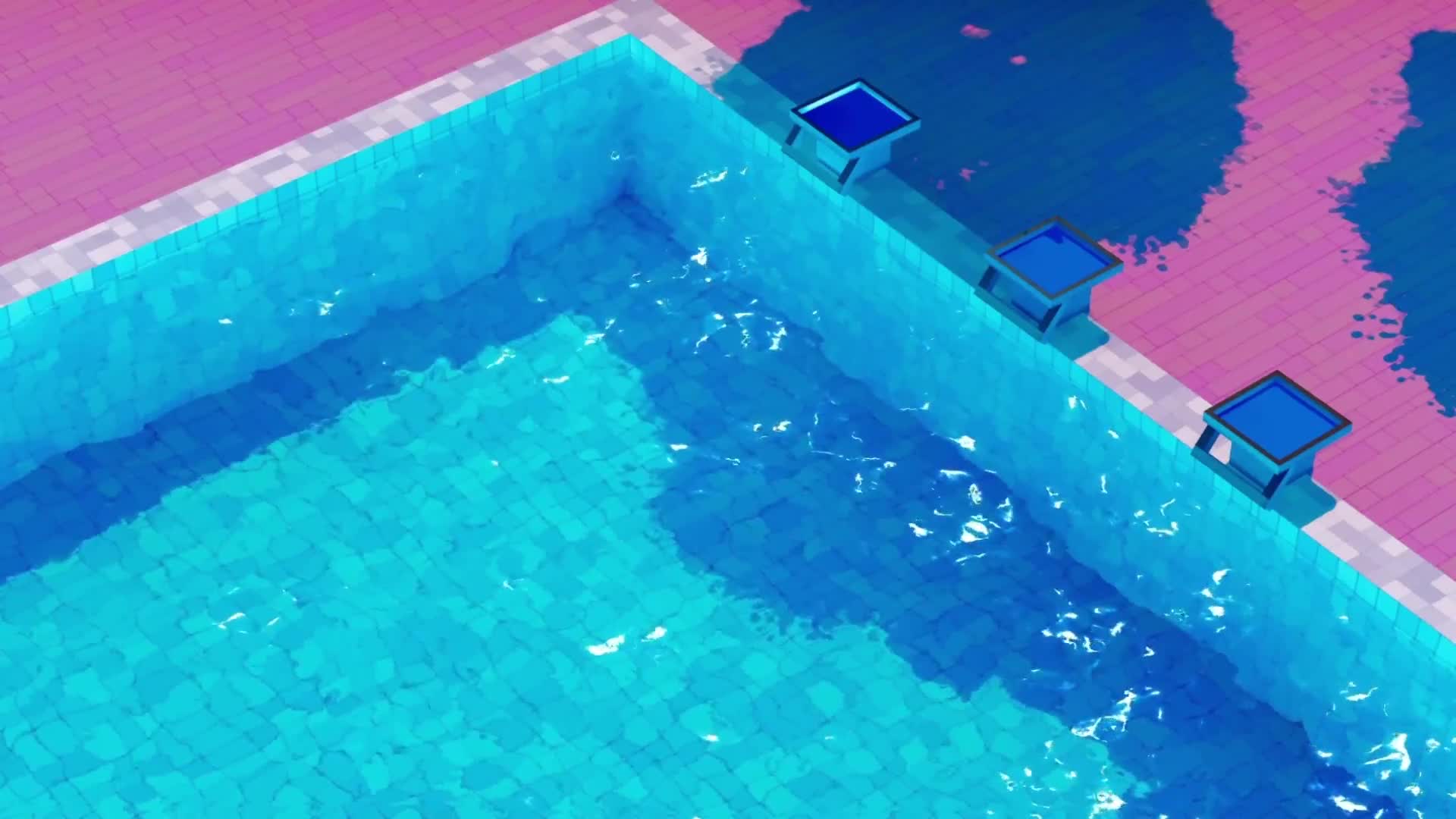Swimming Pool Water Ripples Live Wallpaper