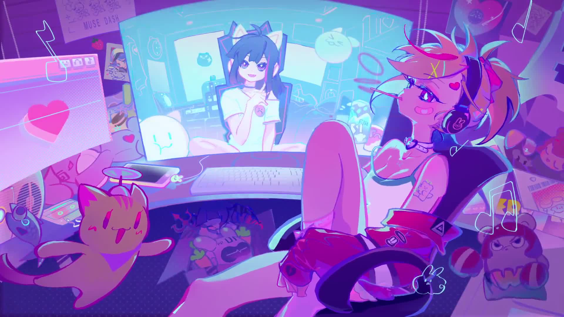 Muse Dash Cytus II Collab Live Wallpaper