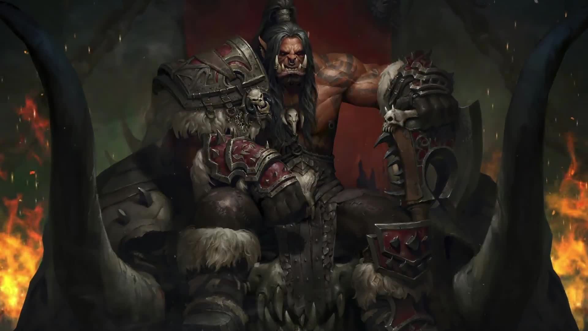 Grom Hellscream Warcraft Game Live Wallpaper
