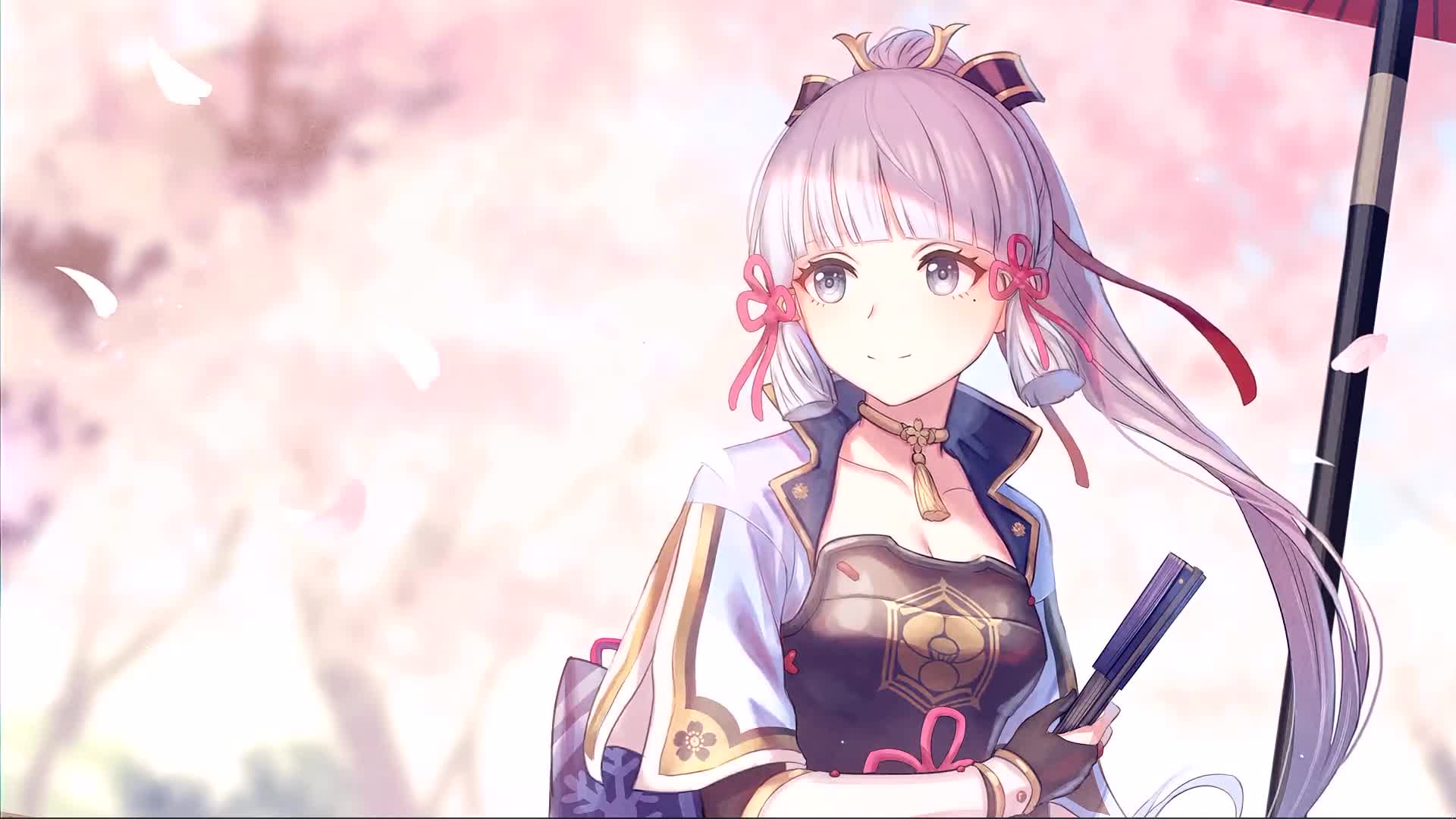 Kamisato Ayaka Genshin Impact Mobile Game Live Wallpaper