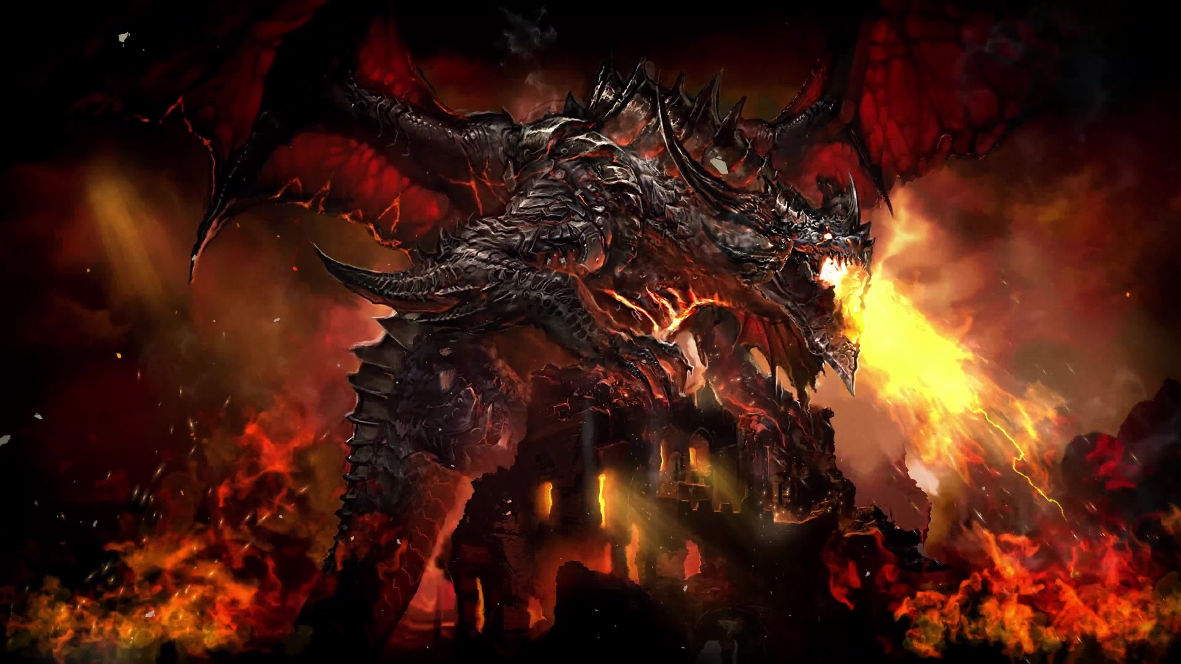 Dragon Flame World Of Warcraft Live Wallpaper