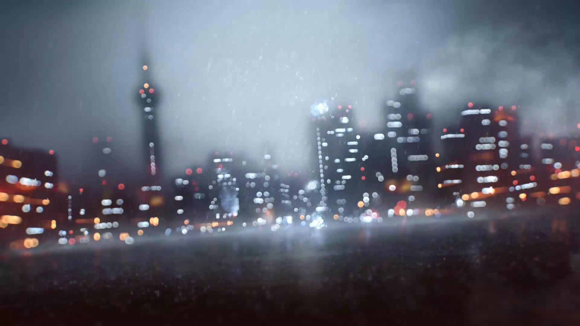 Rainy Evening in the Metropolis Live Wallpaper