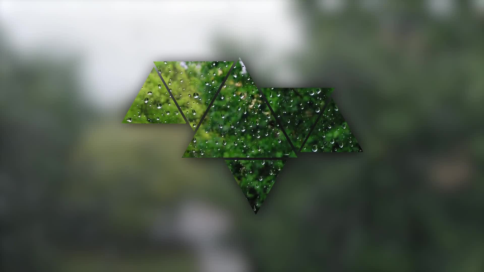 Triangle Rain Live Wallpaper