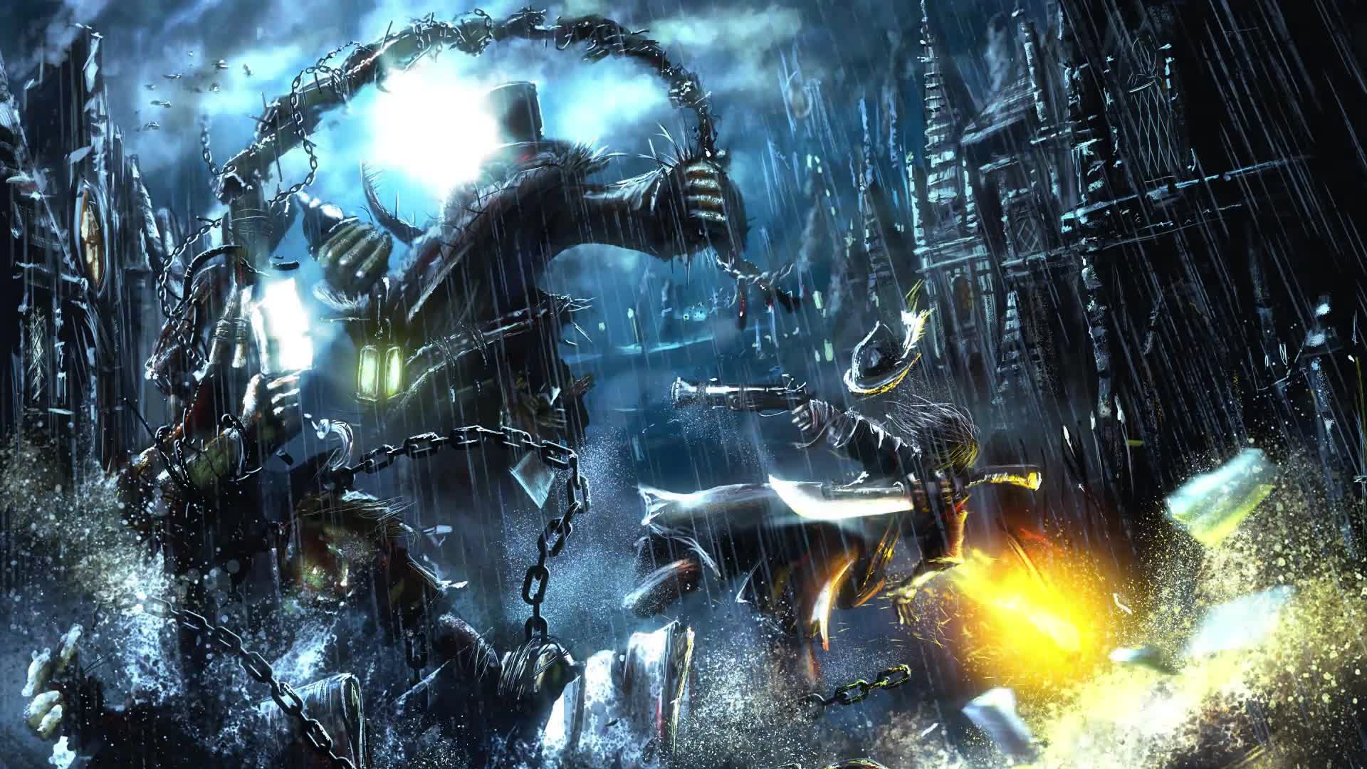 Bloodborne The Hunter and Eileen The Crow Live Wallpaper