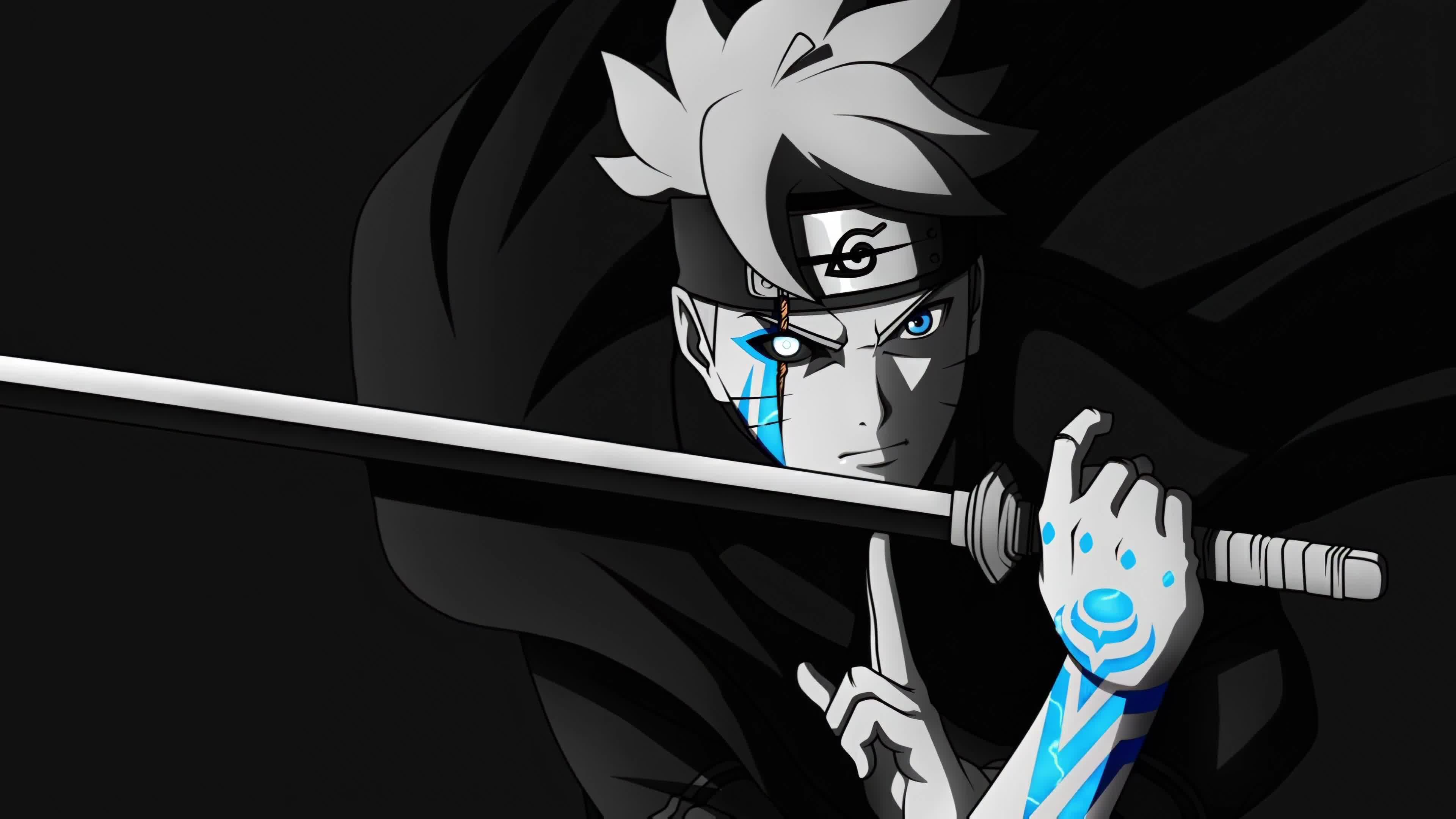 Boruto Uzumaki with Katana, Naruto Series 4K Live Wallpaper