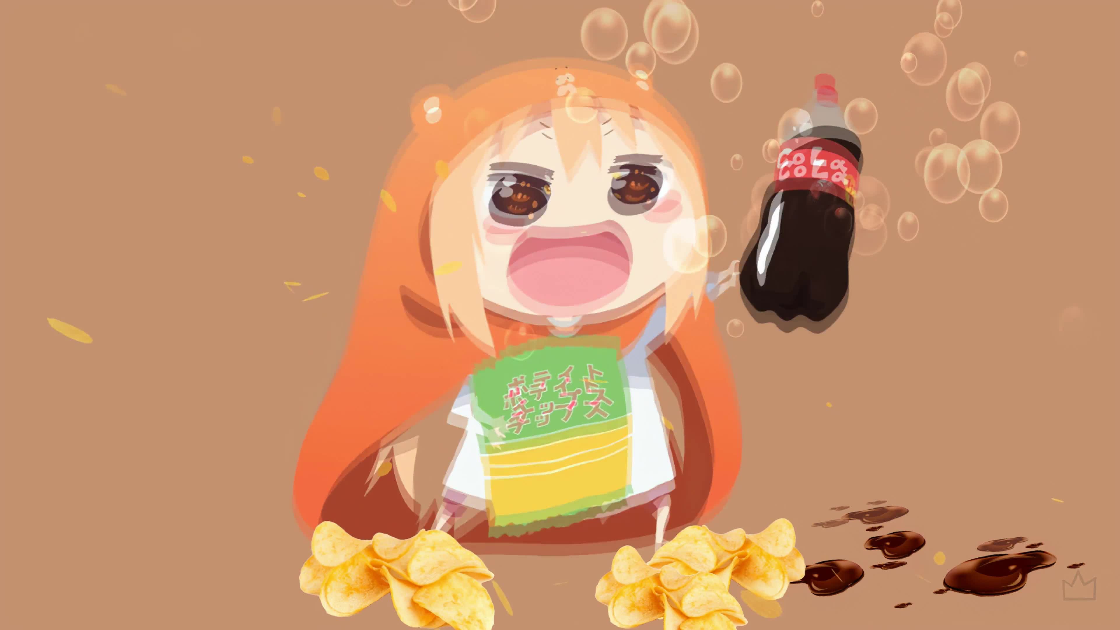 Overly Hyping Dancing, Umaru Himouto! Umaru-chan 4K Live Wallpaper
