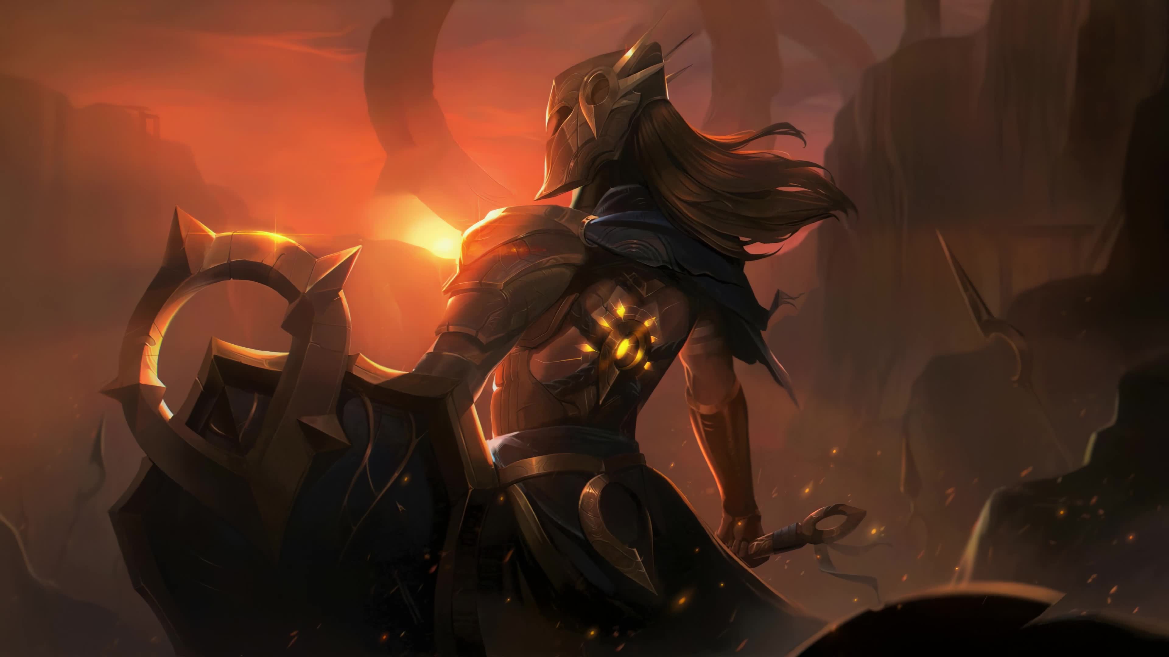 Leona The Radiant Dawn, League Of Legends 4K Live Wallpaper