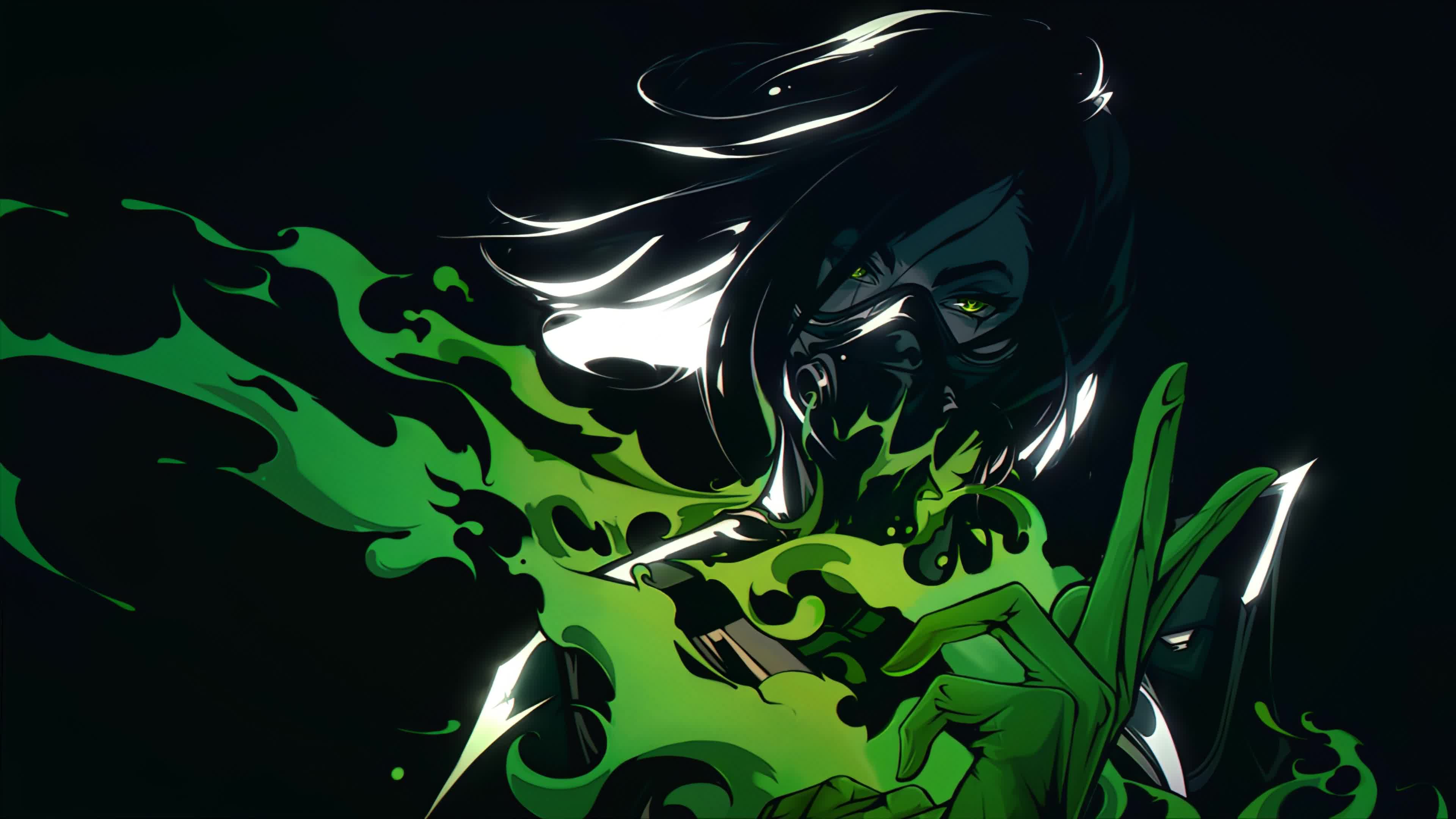 Viper Mask, Valorant Game 4K Live Wallpaper