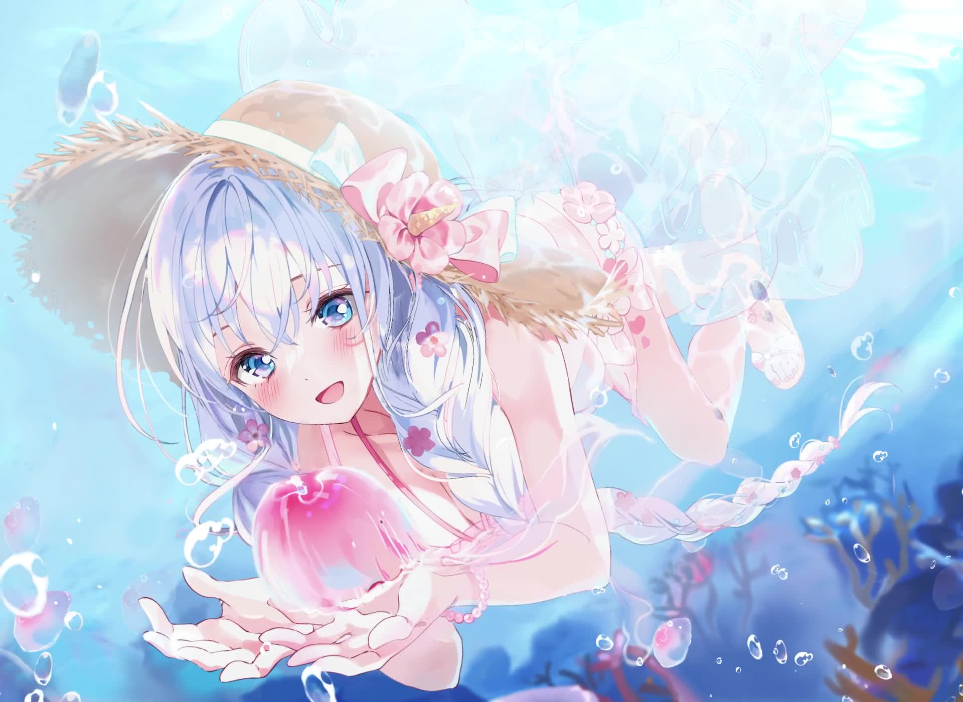 Mengyin Tea Waxy-Swimsuit Live Wallpaper