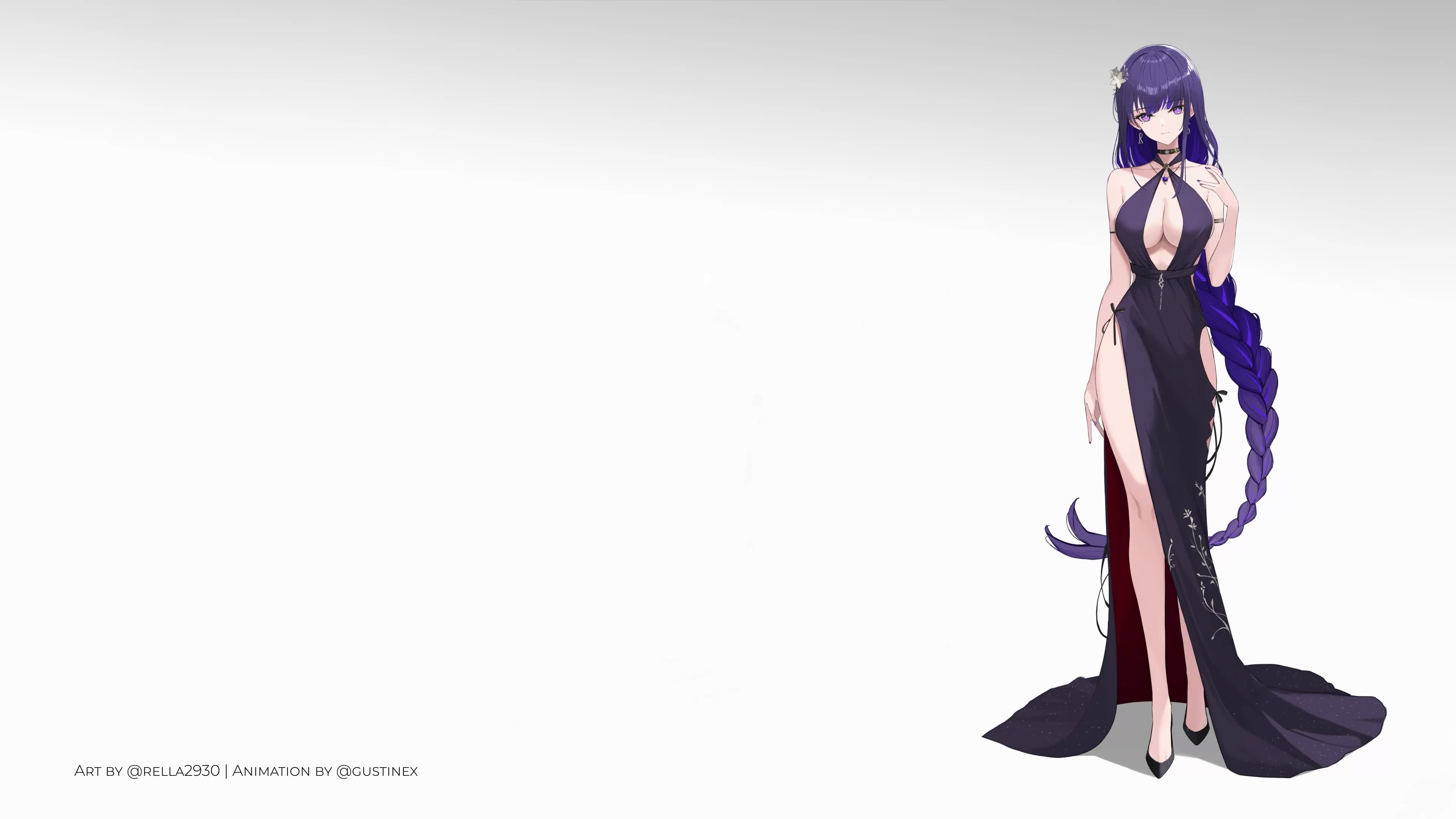 Raiden Evening Gown Live Wallpaper
