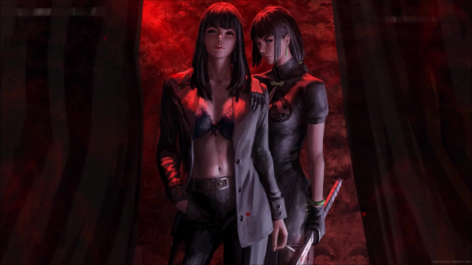 Yakuza Girl Live Wallpaper