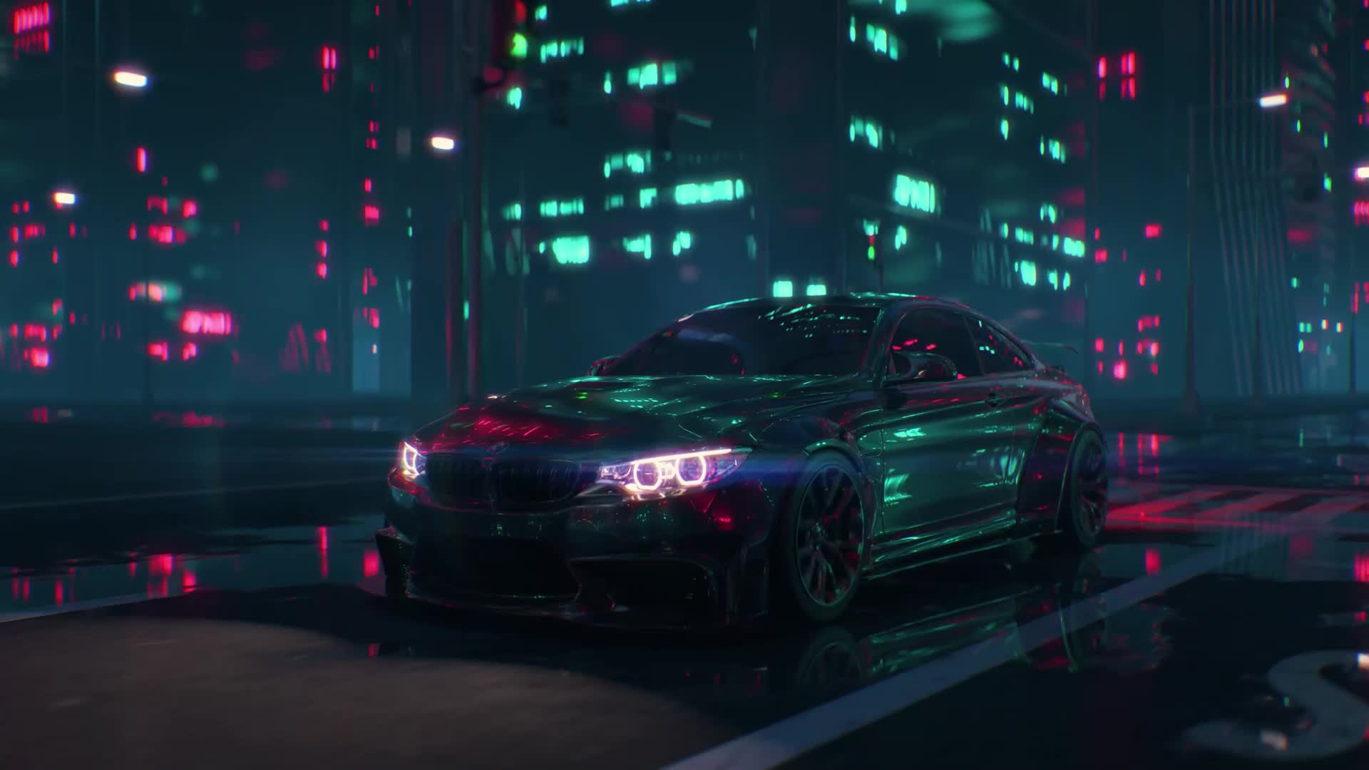 BMW M4 Liberty Walk Live Wallpaper