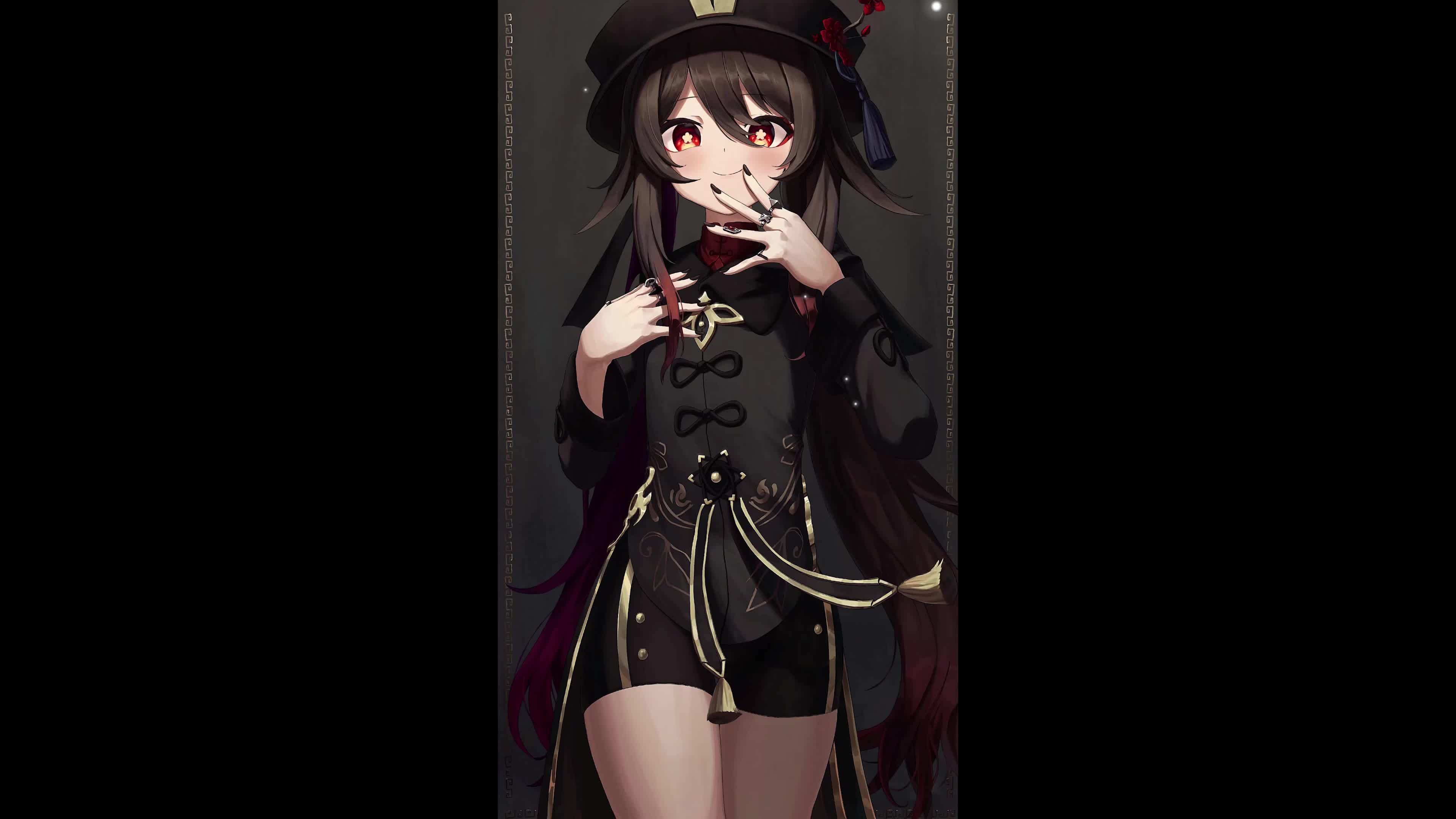 Hu Tao Nutty smile Genshin Impact Live Wallpaper