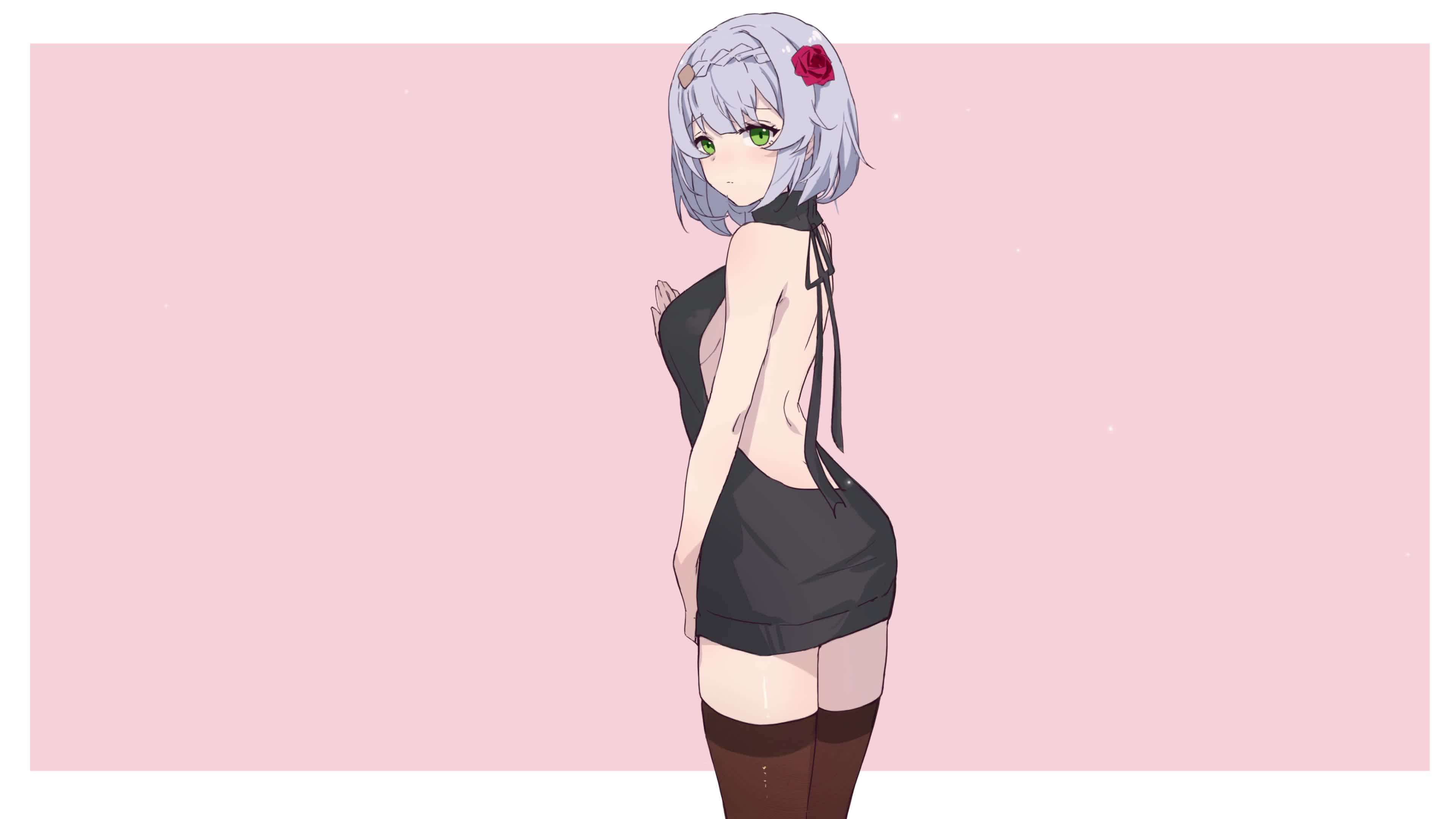 Noelle shows you her beautiful figure Genshin Impact Live Wallpaper