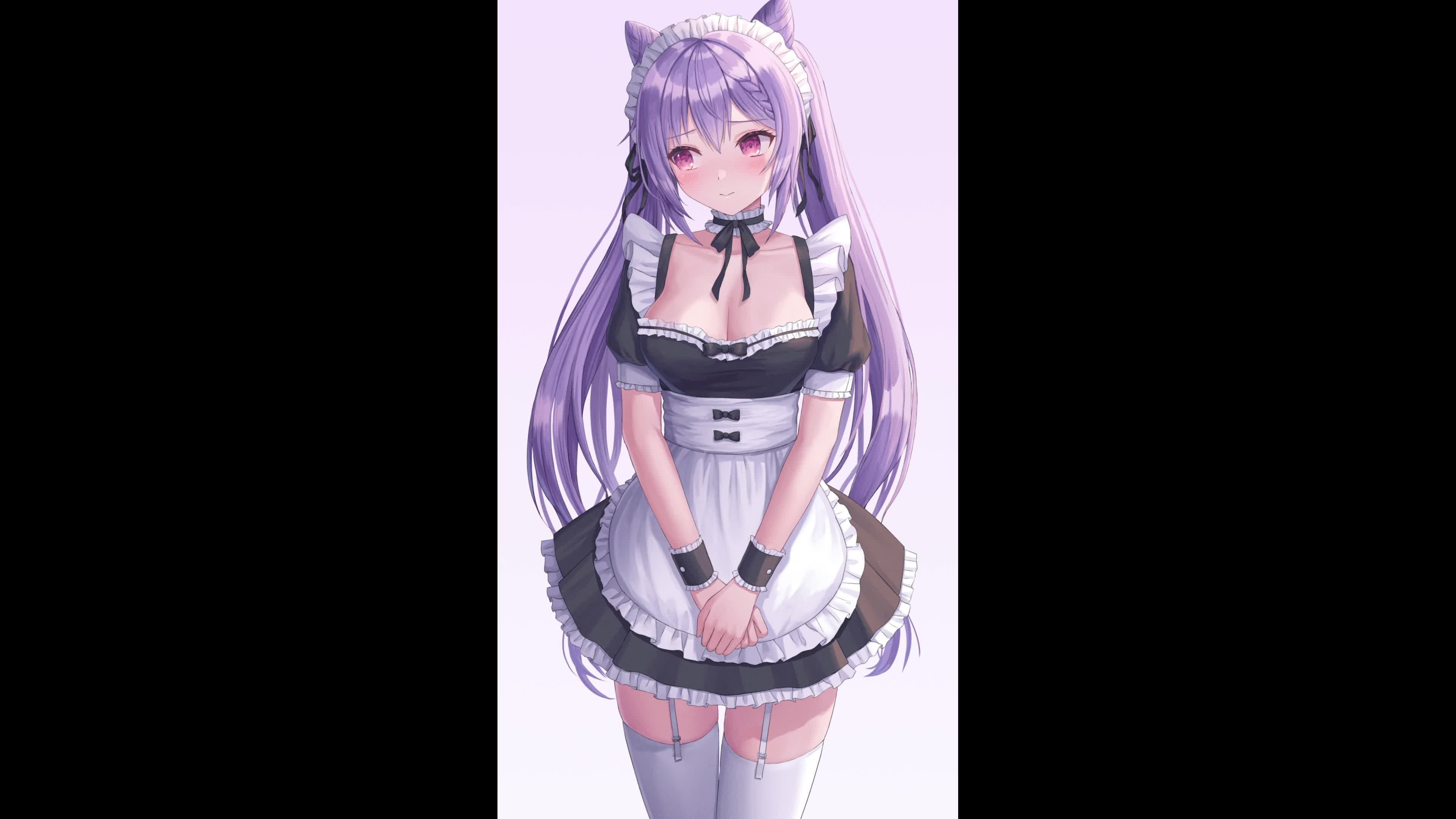 Maid Keqing Genshin Impact for android Live Wallpaper