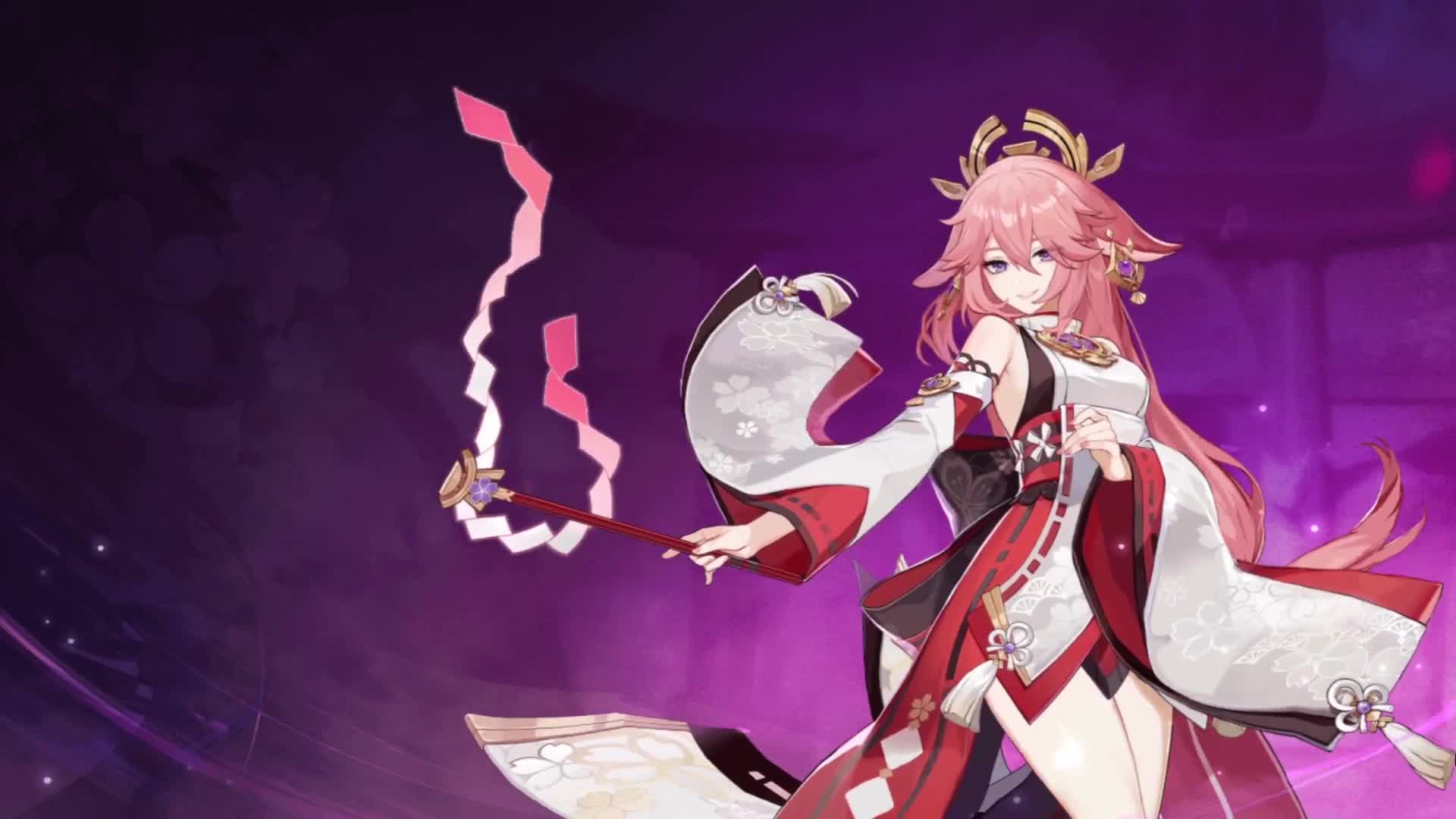 Yae Miko Genshin Impact Live Wallpaper