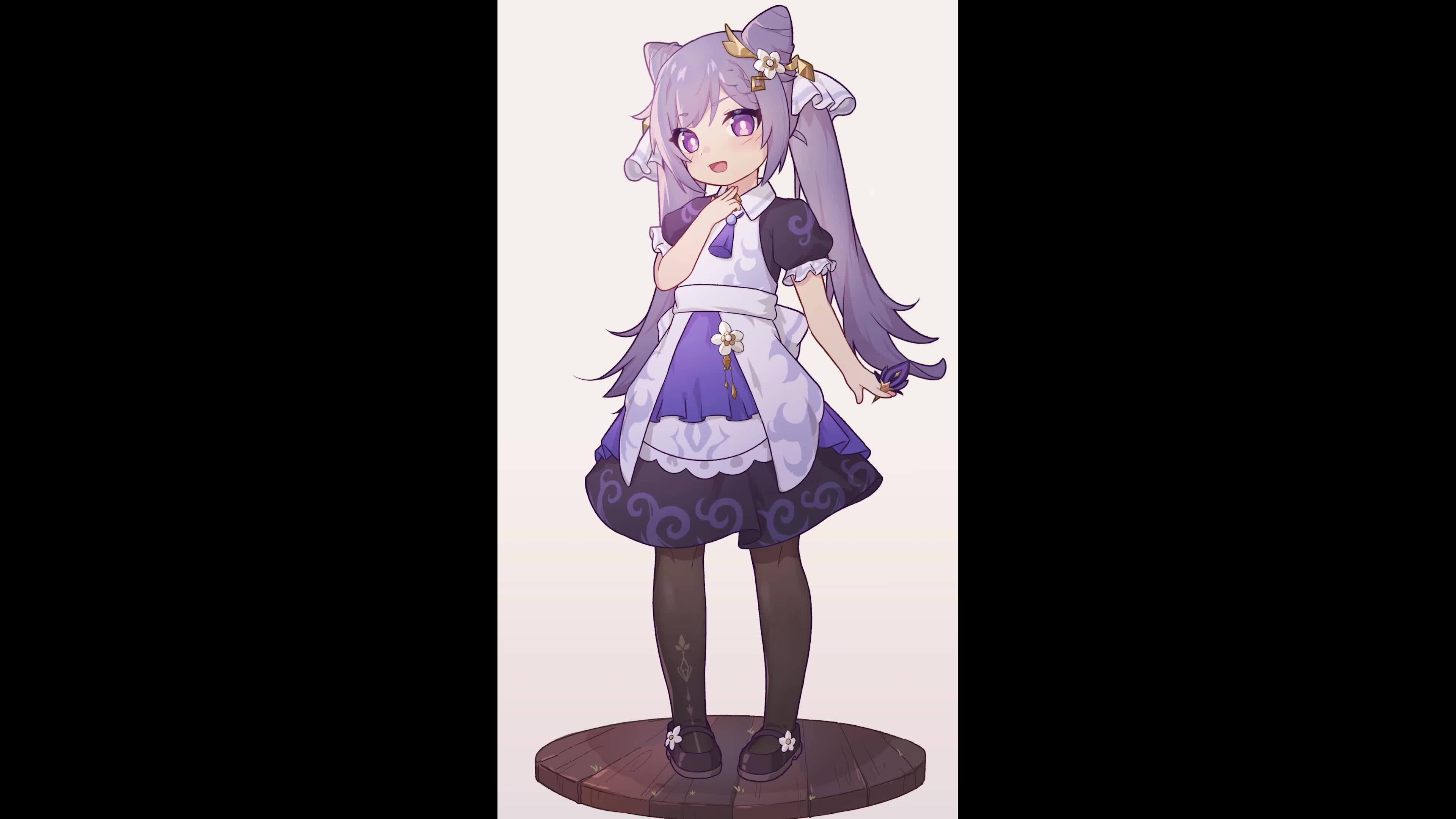 keqing wants to see you genshin impact for android Live Wallpaper