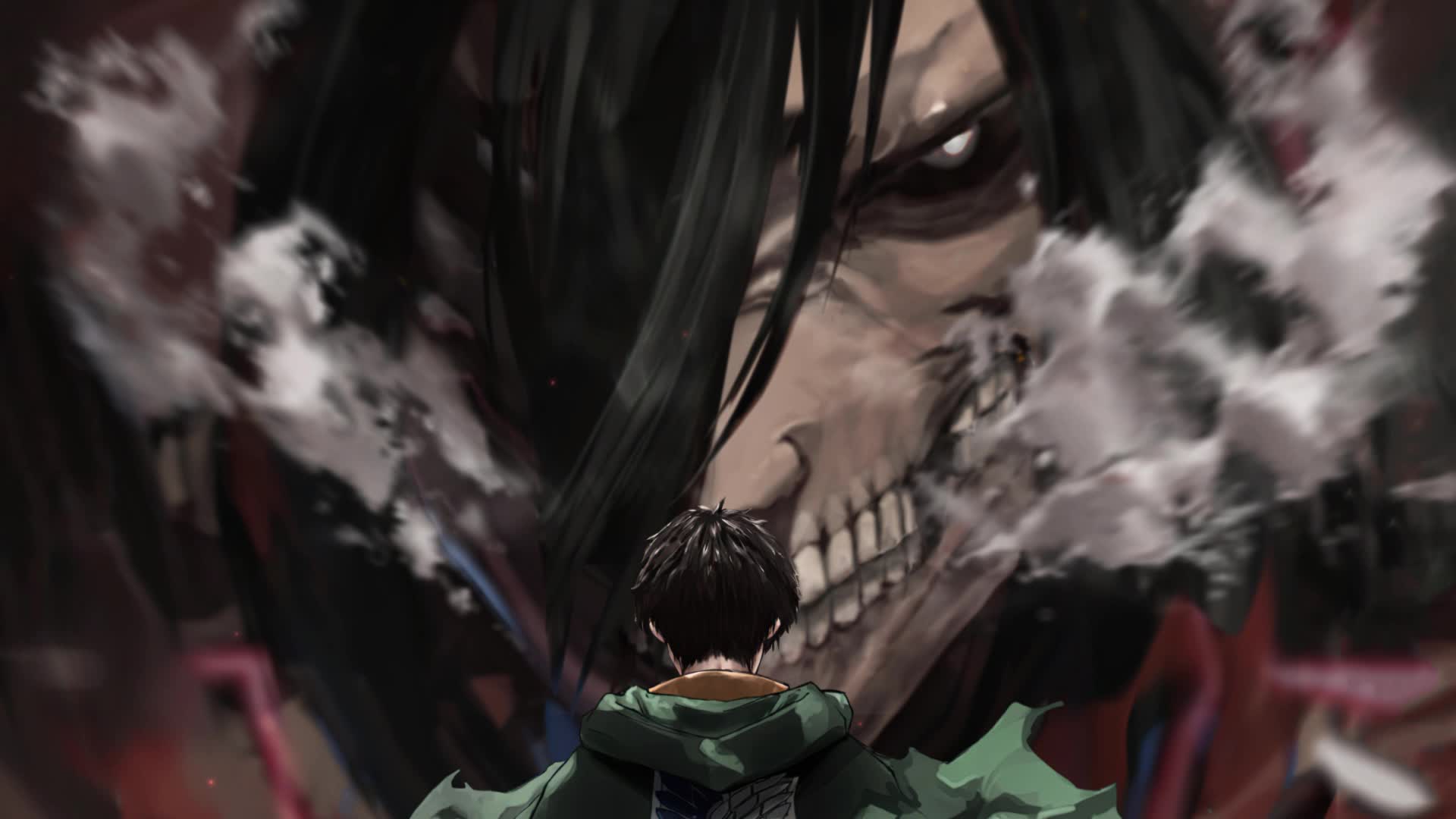 Attack On Titan - Eren Yeager Cybust Pc2 Live Wallpaper | 1920x1080