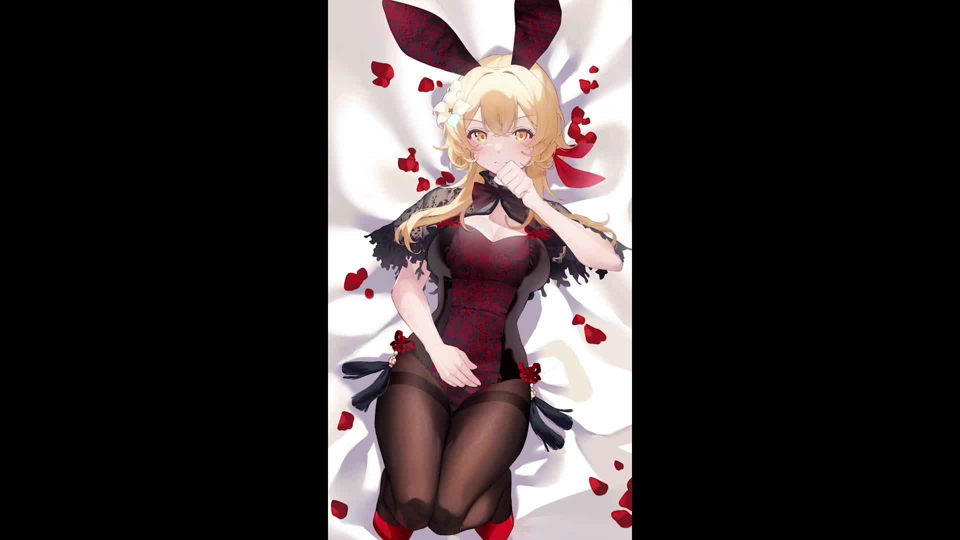 Genshin impact Lumine rabbit ears Live Wallpaper