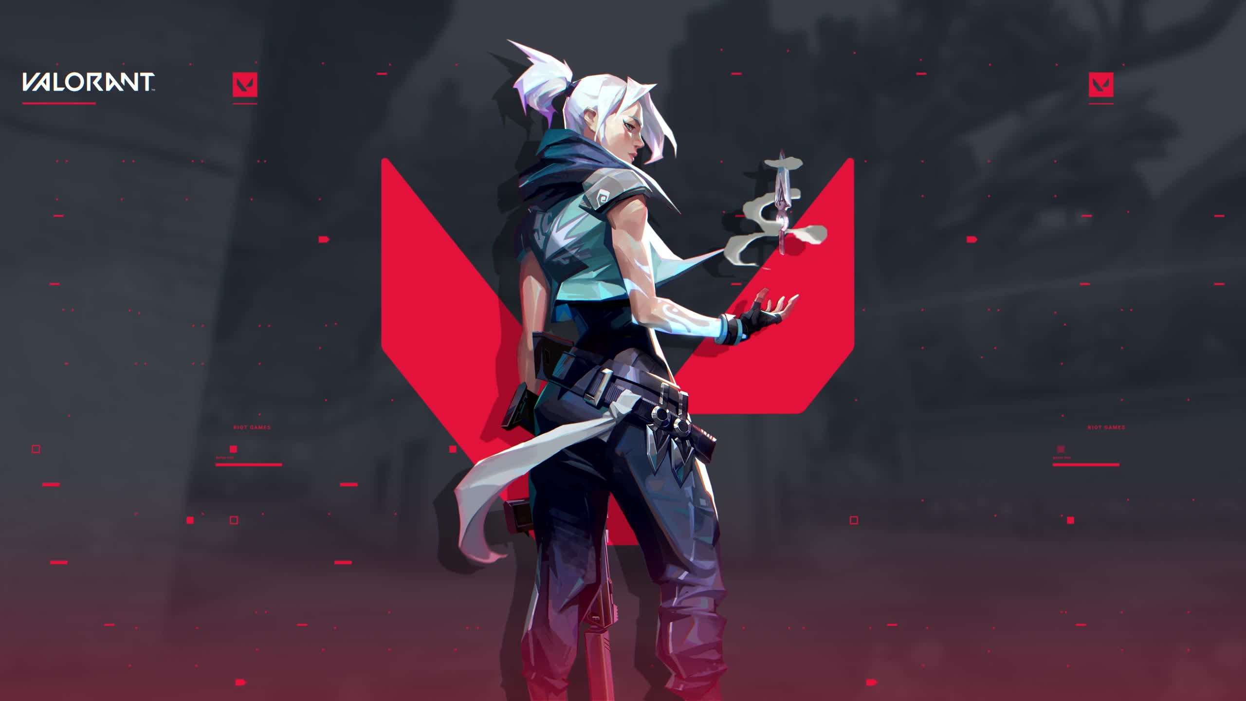 Valorant Jett Wallpaper Animation - Dark Version Live Wallpaper