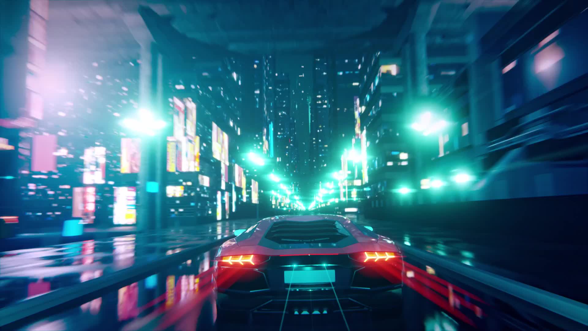 Cyberpunk Neon Live Wallpaper