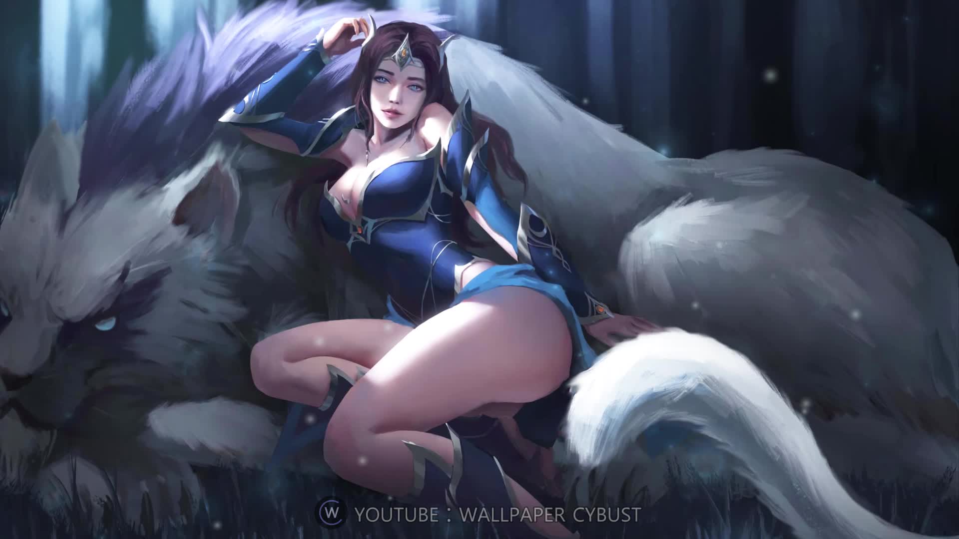 Dota 2 Mirana Live Wallpaper