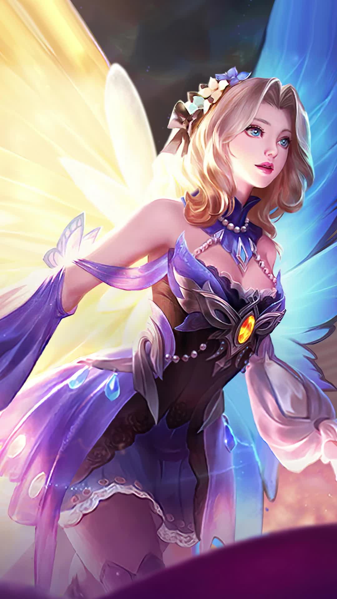 Lunox Butterfly Seraphim Legends for Mobile devices Live Wallpaper