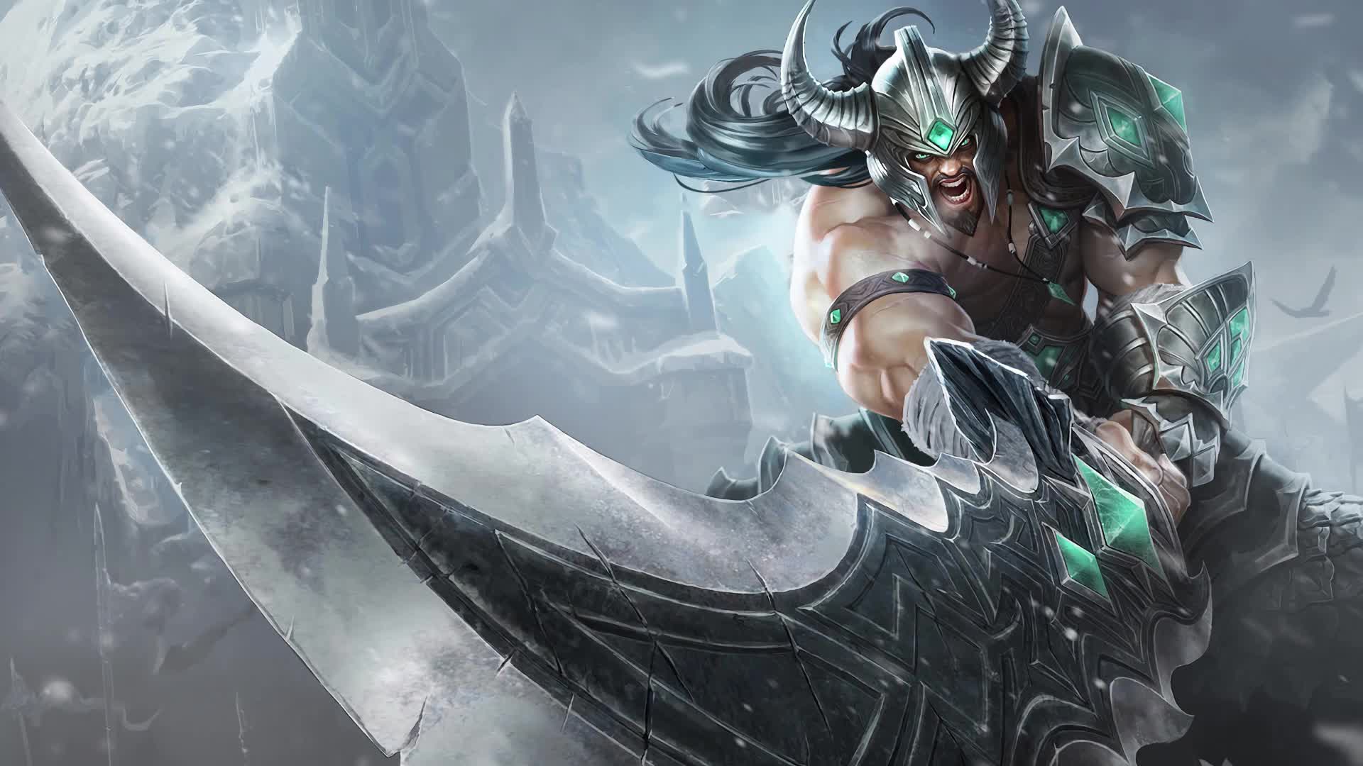 The Barbarian King Tryndamene League of Legends Live Wallpaper