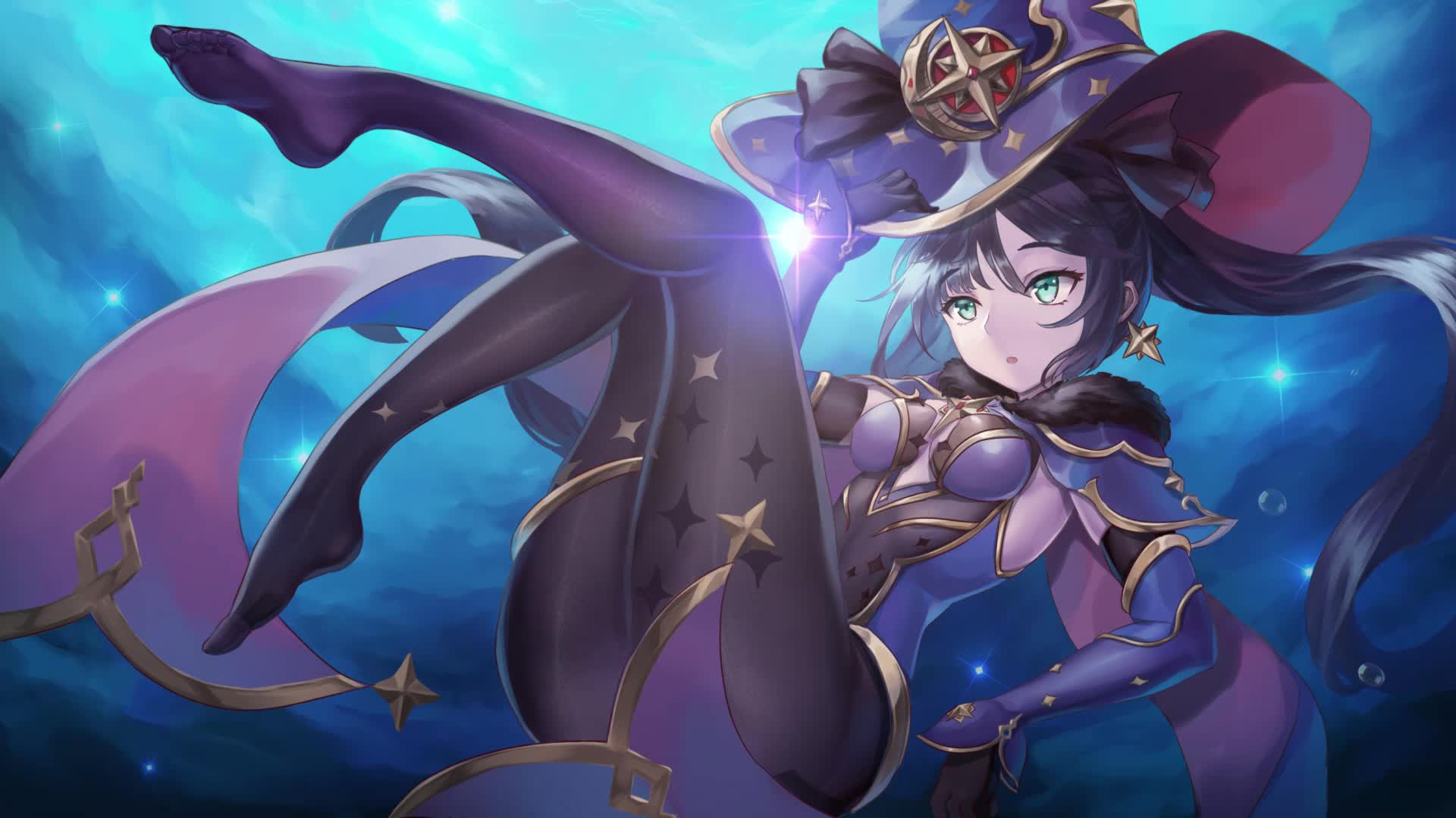 Mona Genshin Impact Live Wallpaper