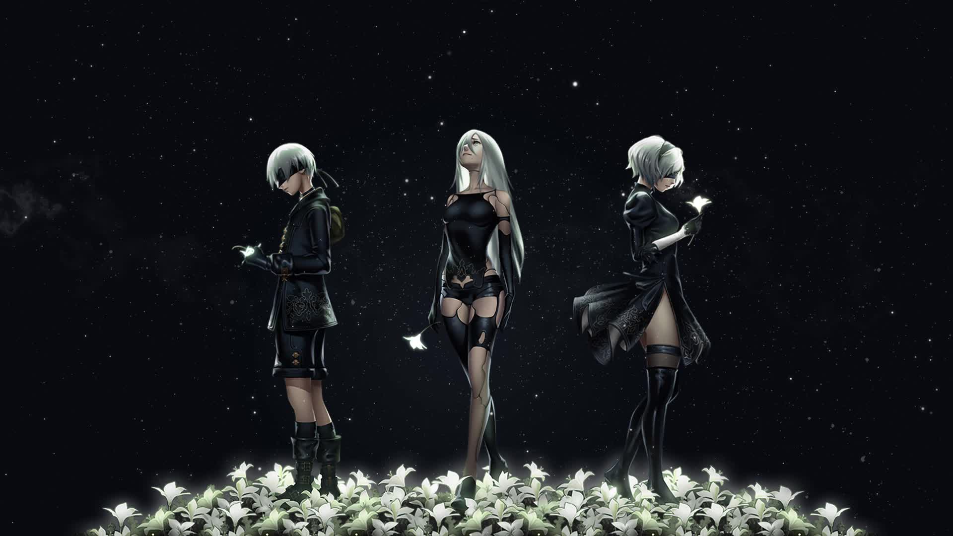 NieR Automata Trio Live Wallpaper