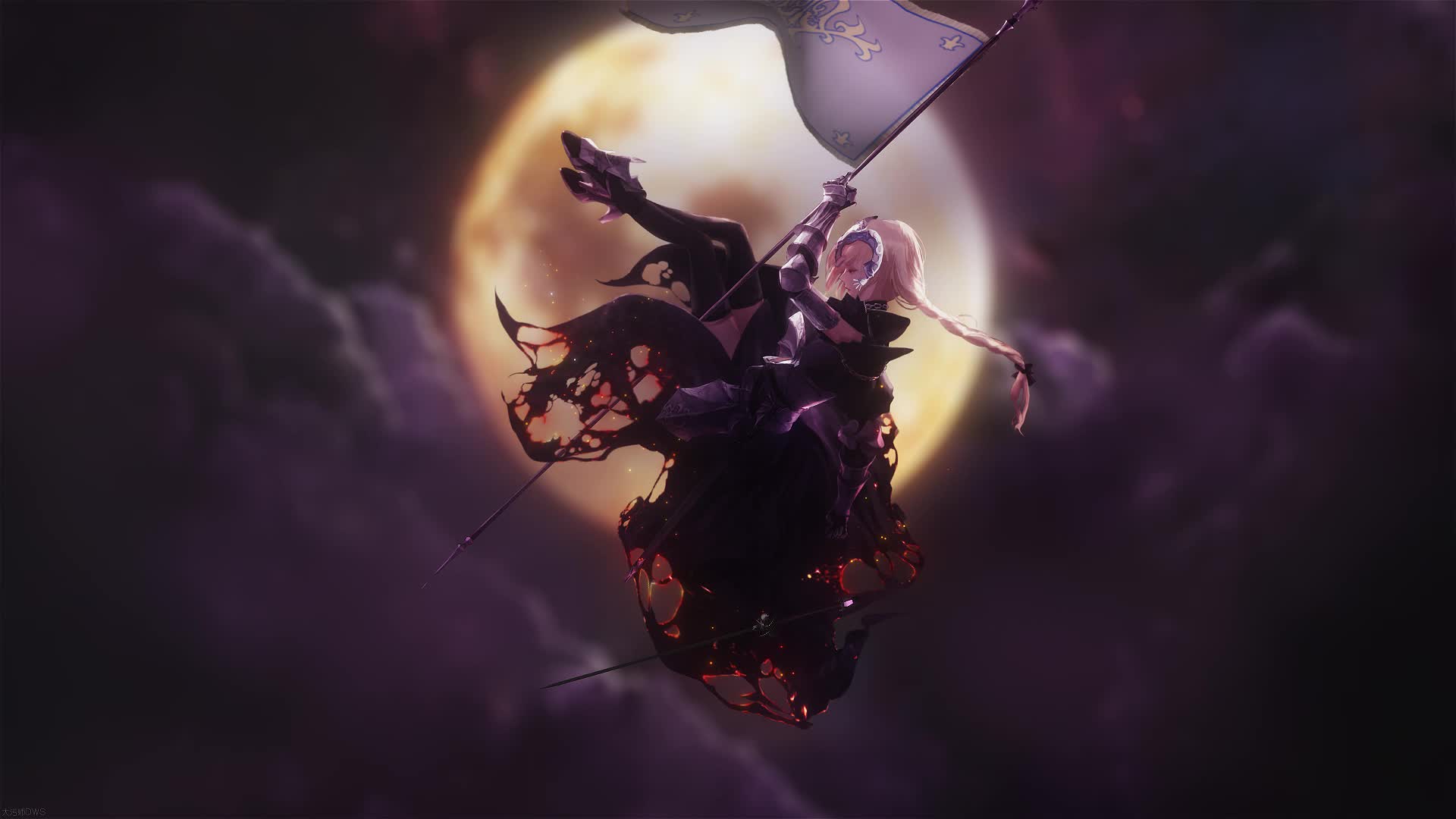 Jeanne dark Fate Apocrypha Live Wallpaper
