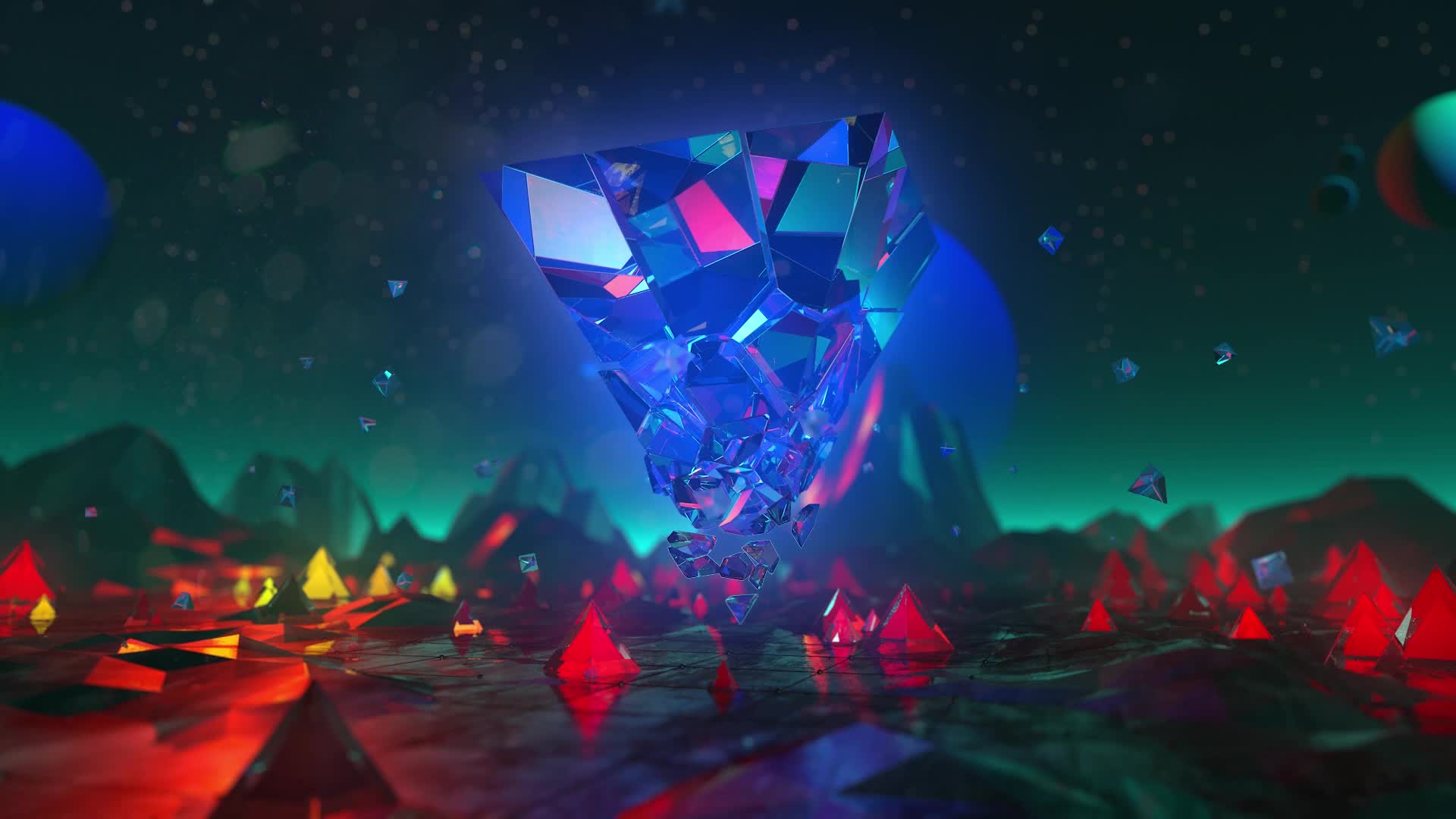 Crystalized Live Wallpaper