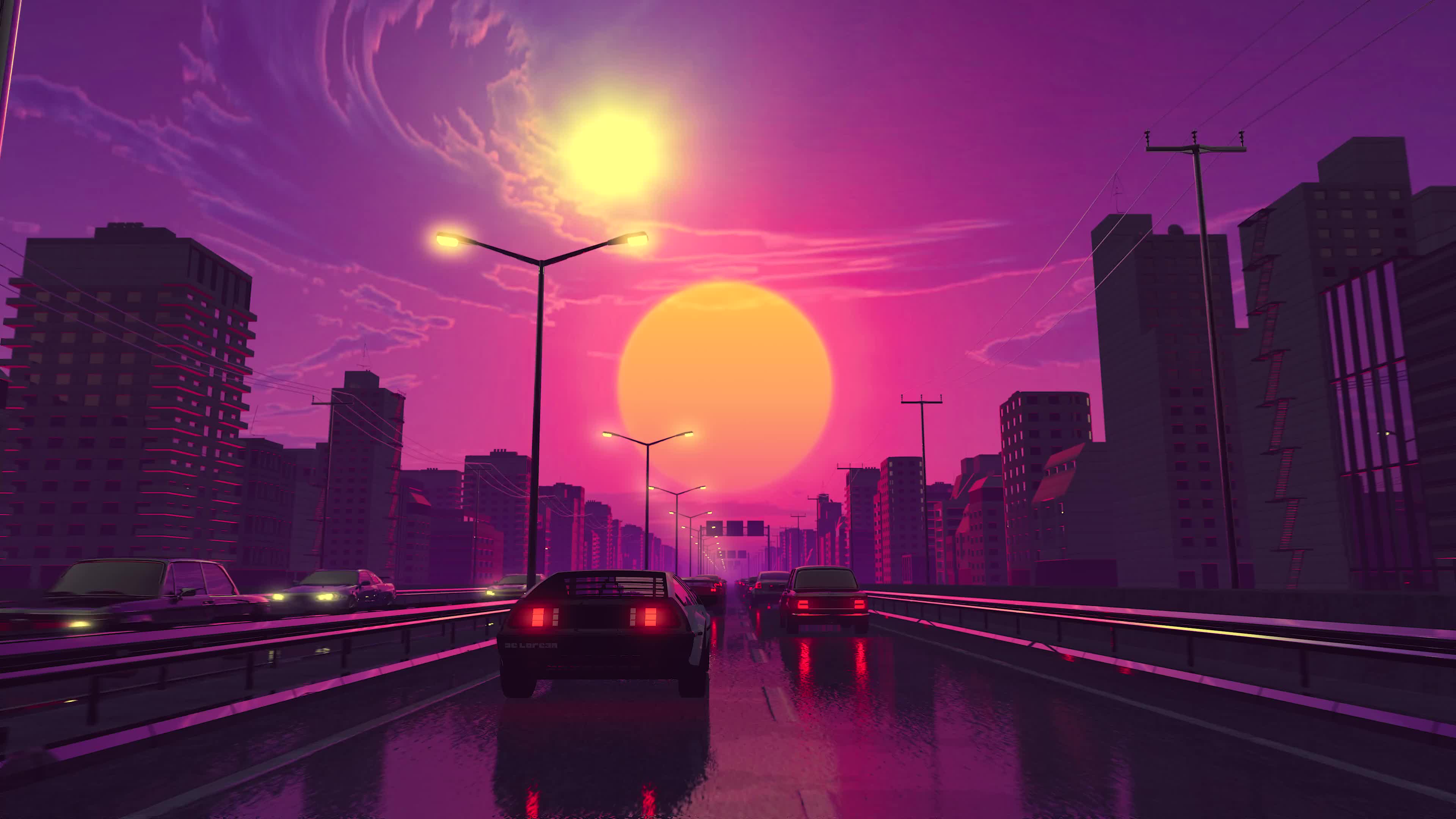 The Drive 4K Live Wallpaper