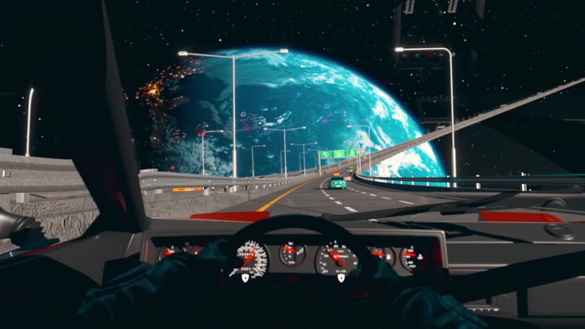 Space Drive Live Wallpaper