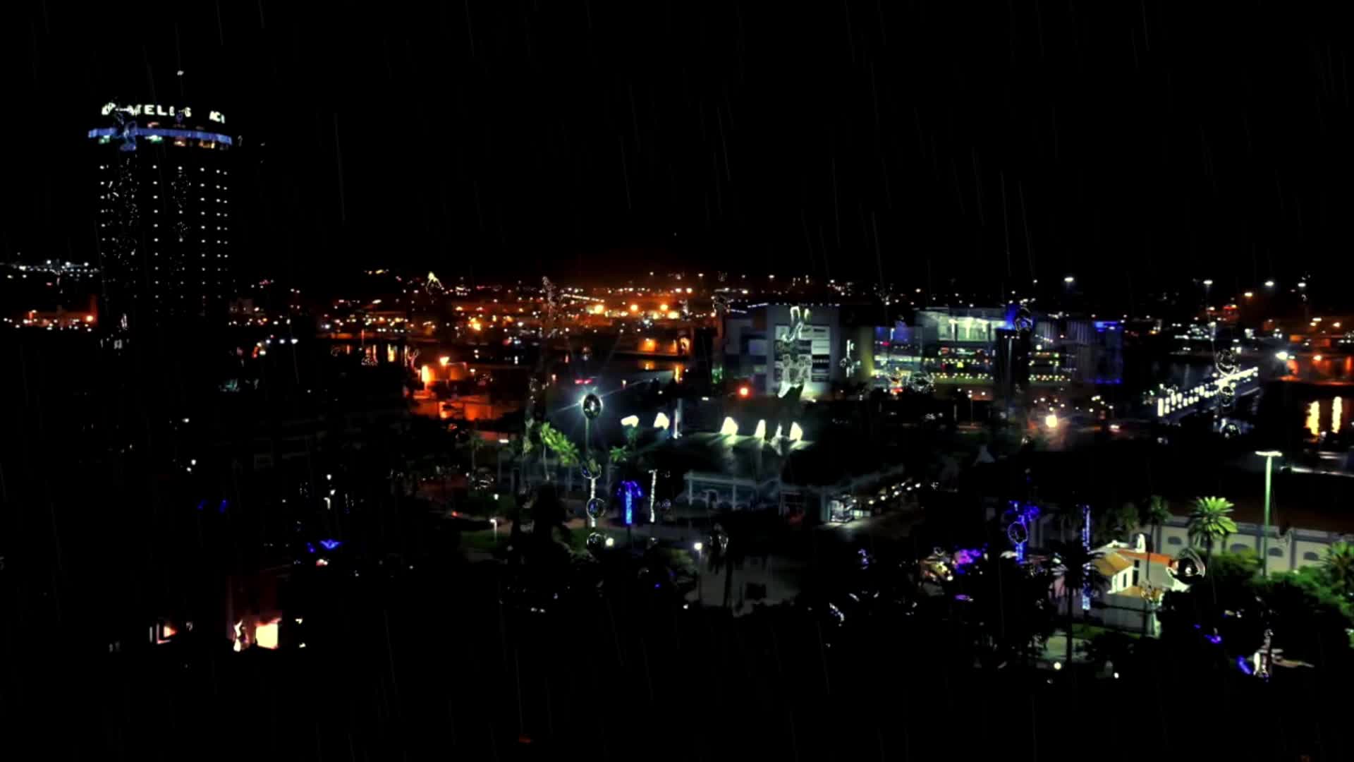 Night rain Live Wallpaper