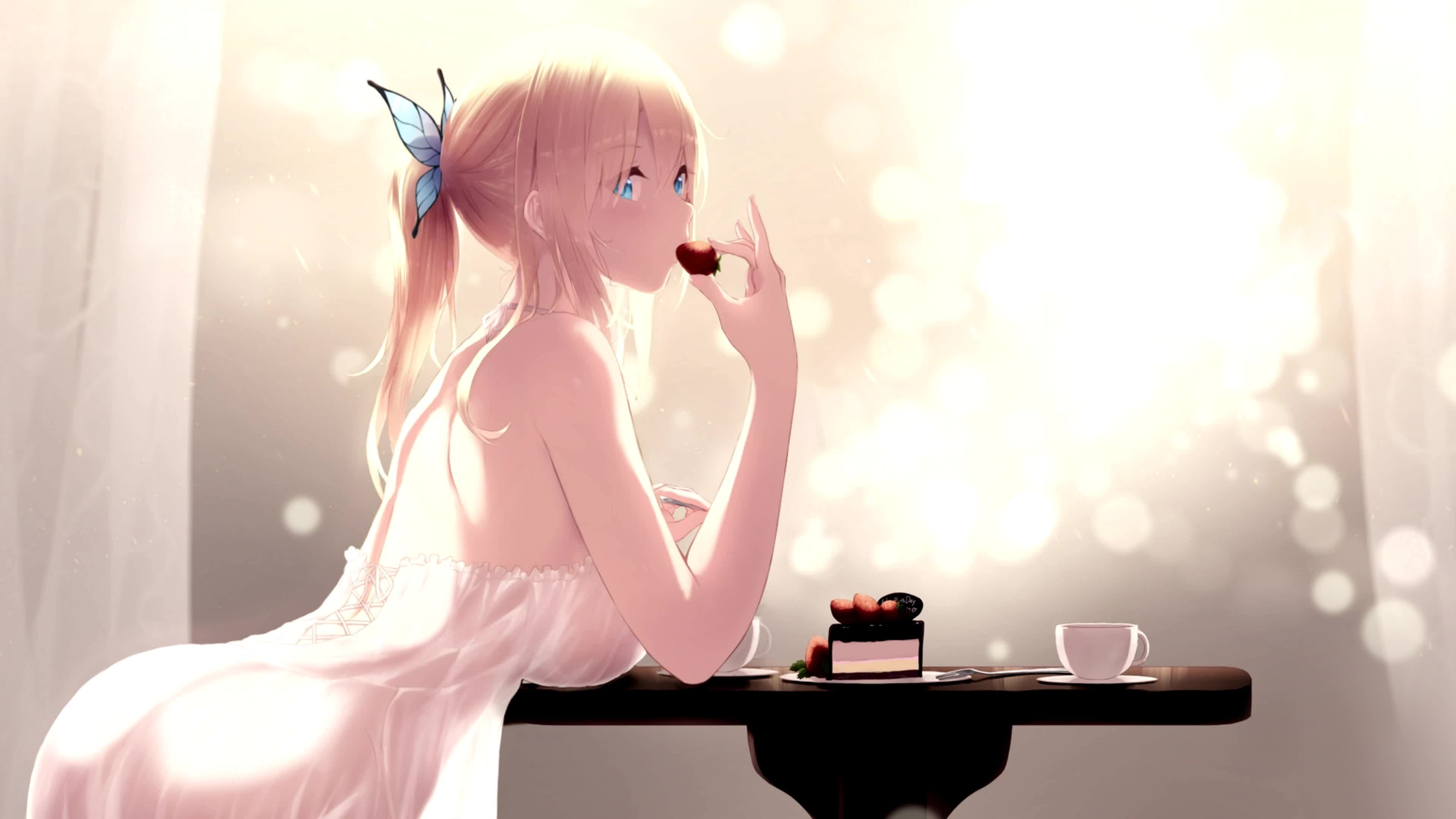 Kashiwazaki Sena I Dont Have Many Friends 4K Live Wallpaper