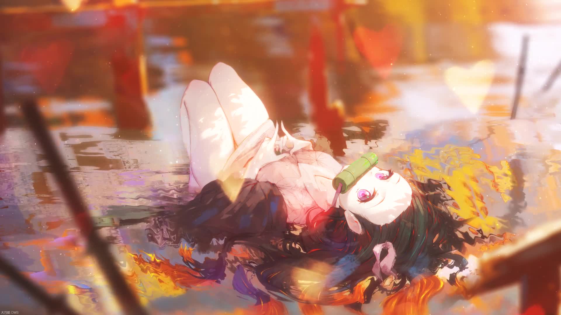 Nasuko Of Kamado Live Wallpaper